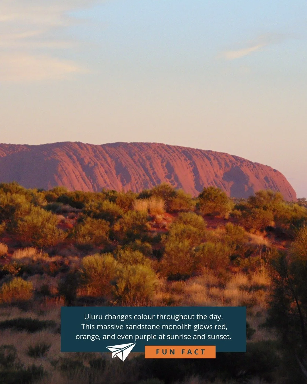 Uluru rises from the heart of the Red Centre like a timeless sentinel - a place of deep spiritual significance for the Anangu people.

Watching the rock shift from ochre to fiery red as the sun moves across the sky is a reminder that some landscapes 