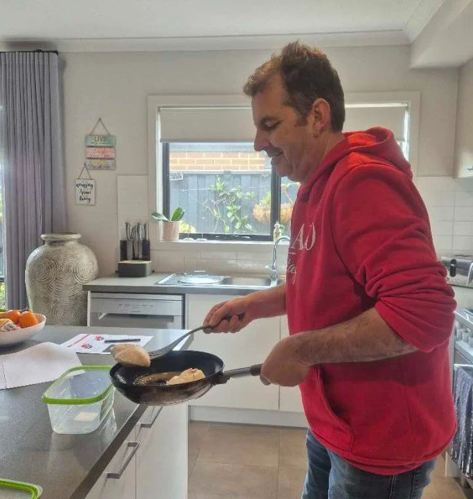 Learning to make delicious meals at home