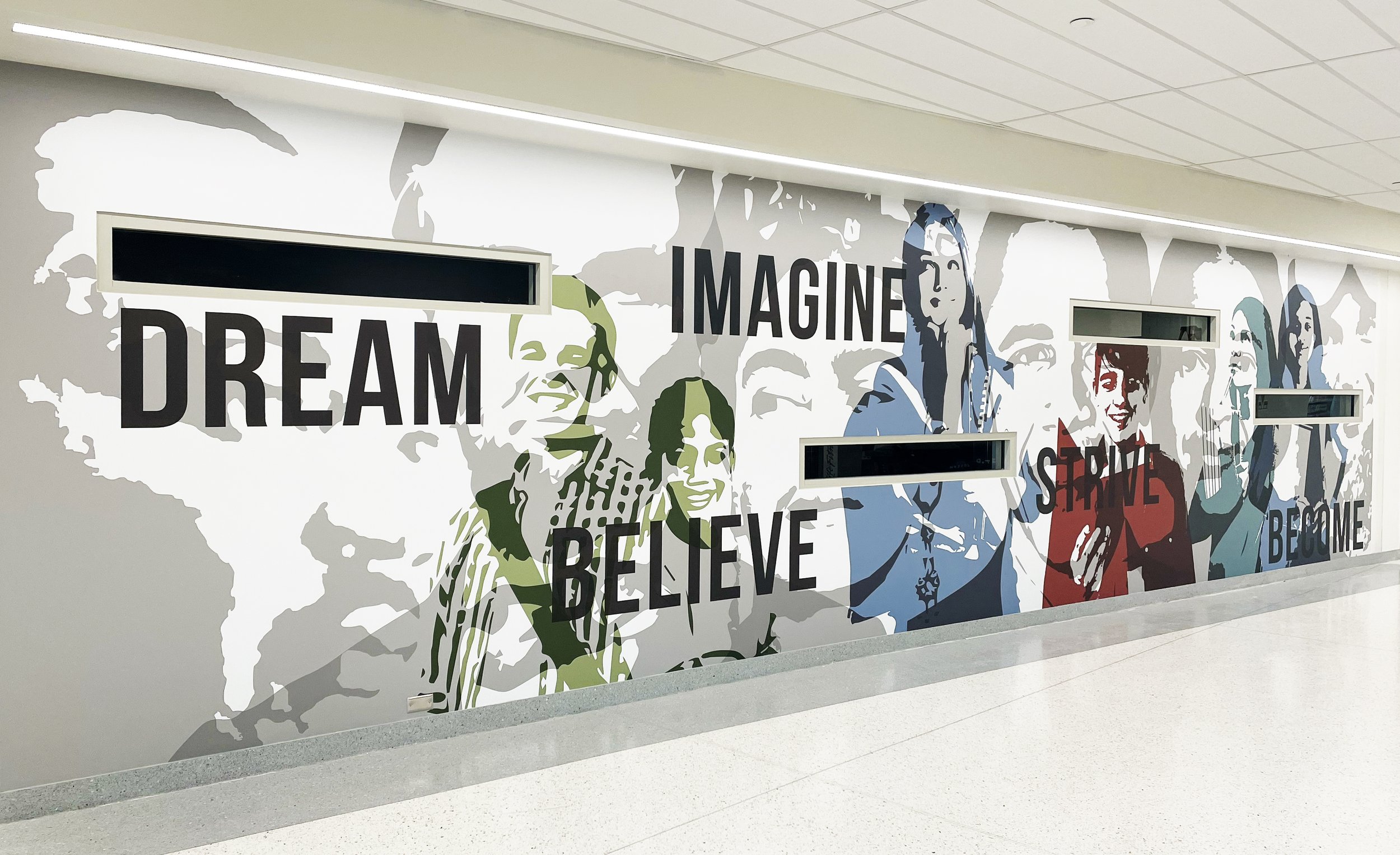 Marquardt Middle School Environmental Graphics