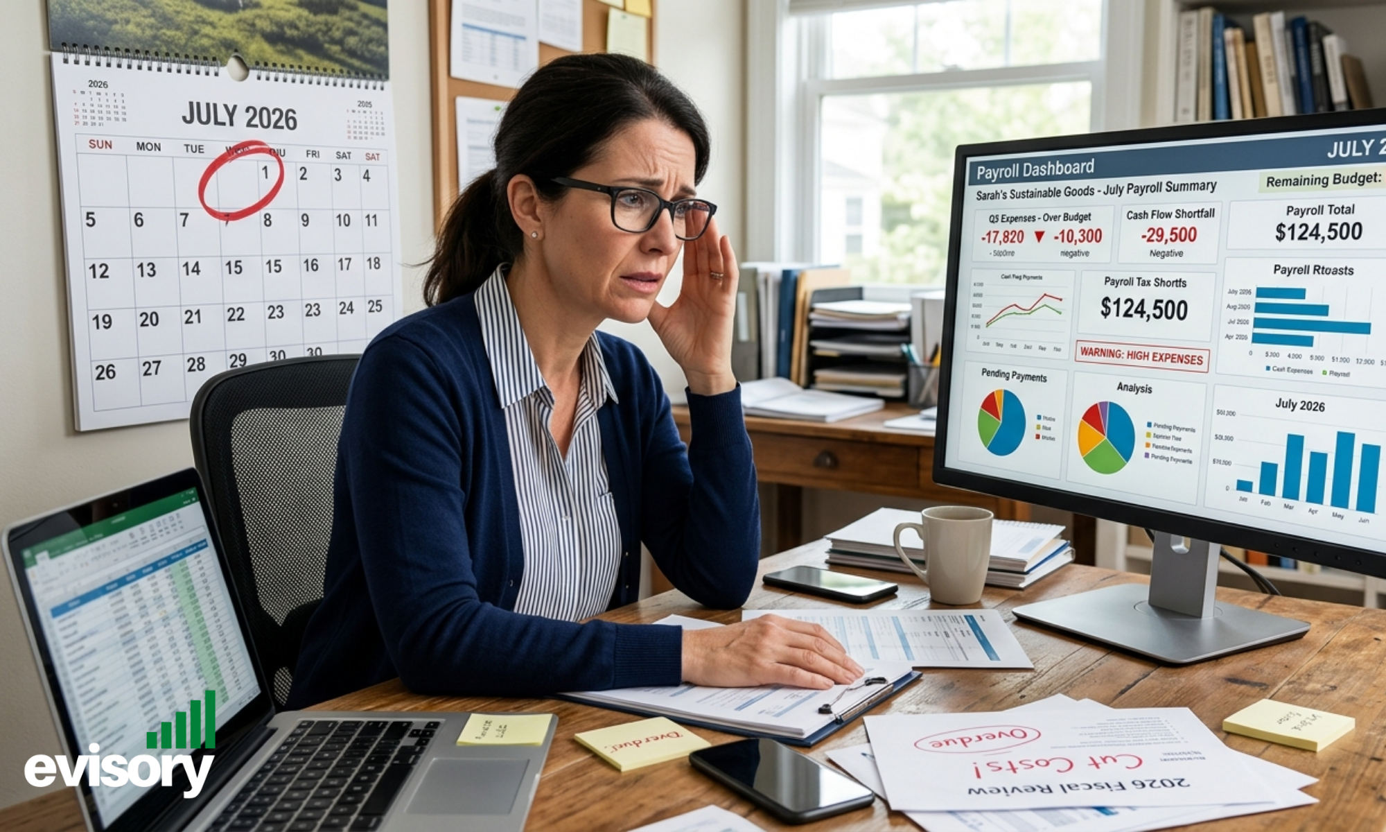 Payroll calendar showing July 1 deadline for payday super changes for Australian small businesses