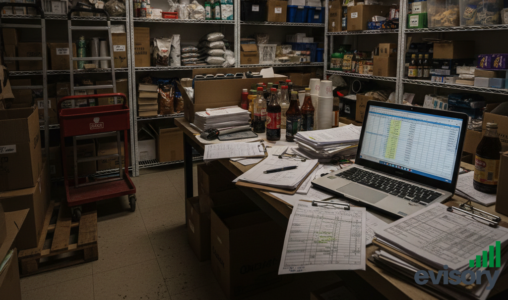 Hospitality inventory management and stock control