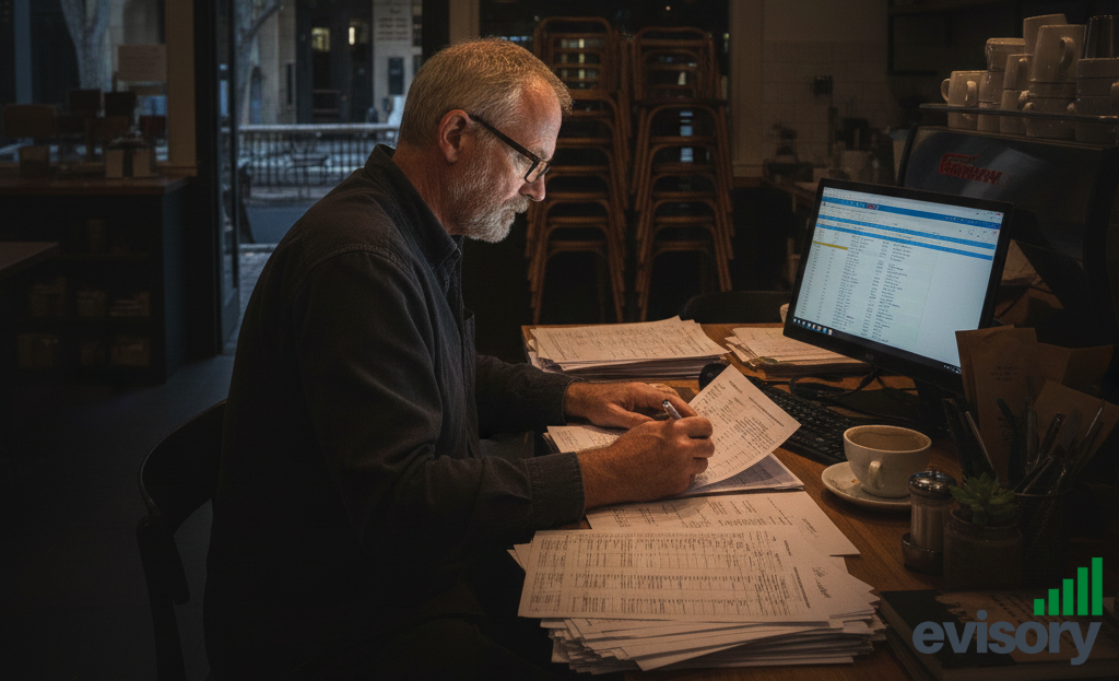 Manual payroll spreadsheets for cafe owners Australia