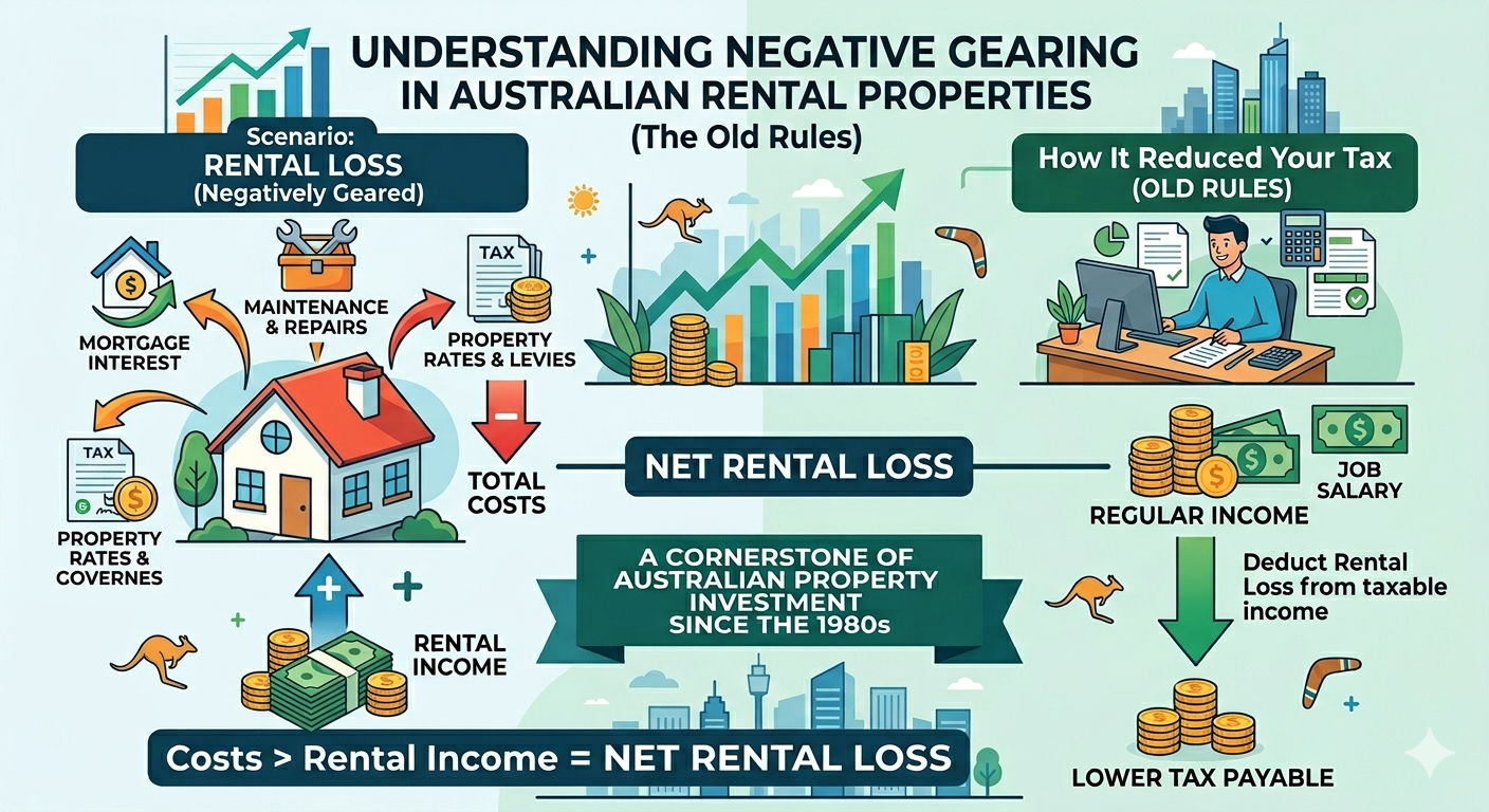 Understanding Negative Gearing in Australian Rental Properties (The Old Rules)