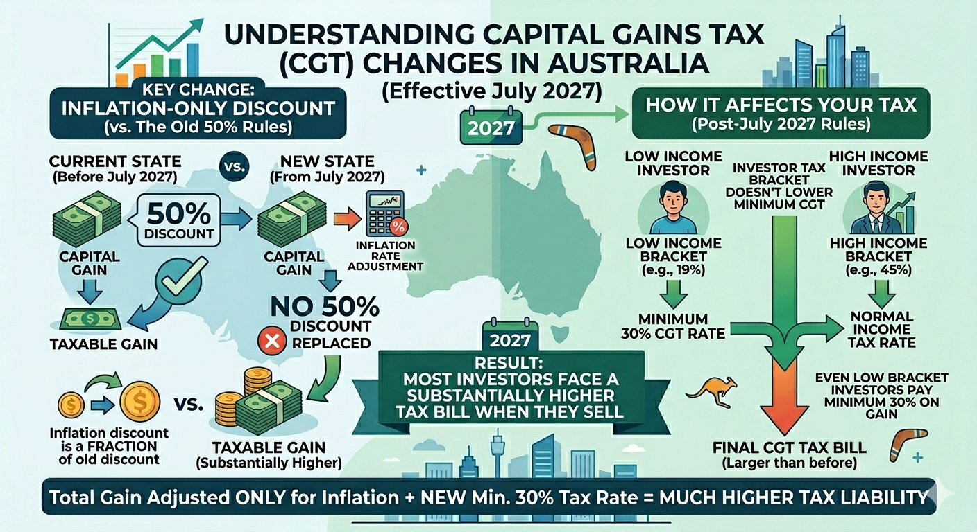 Understanding Capital Gains Tax (CGT) Changes in Australia