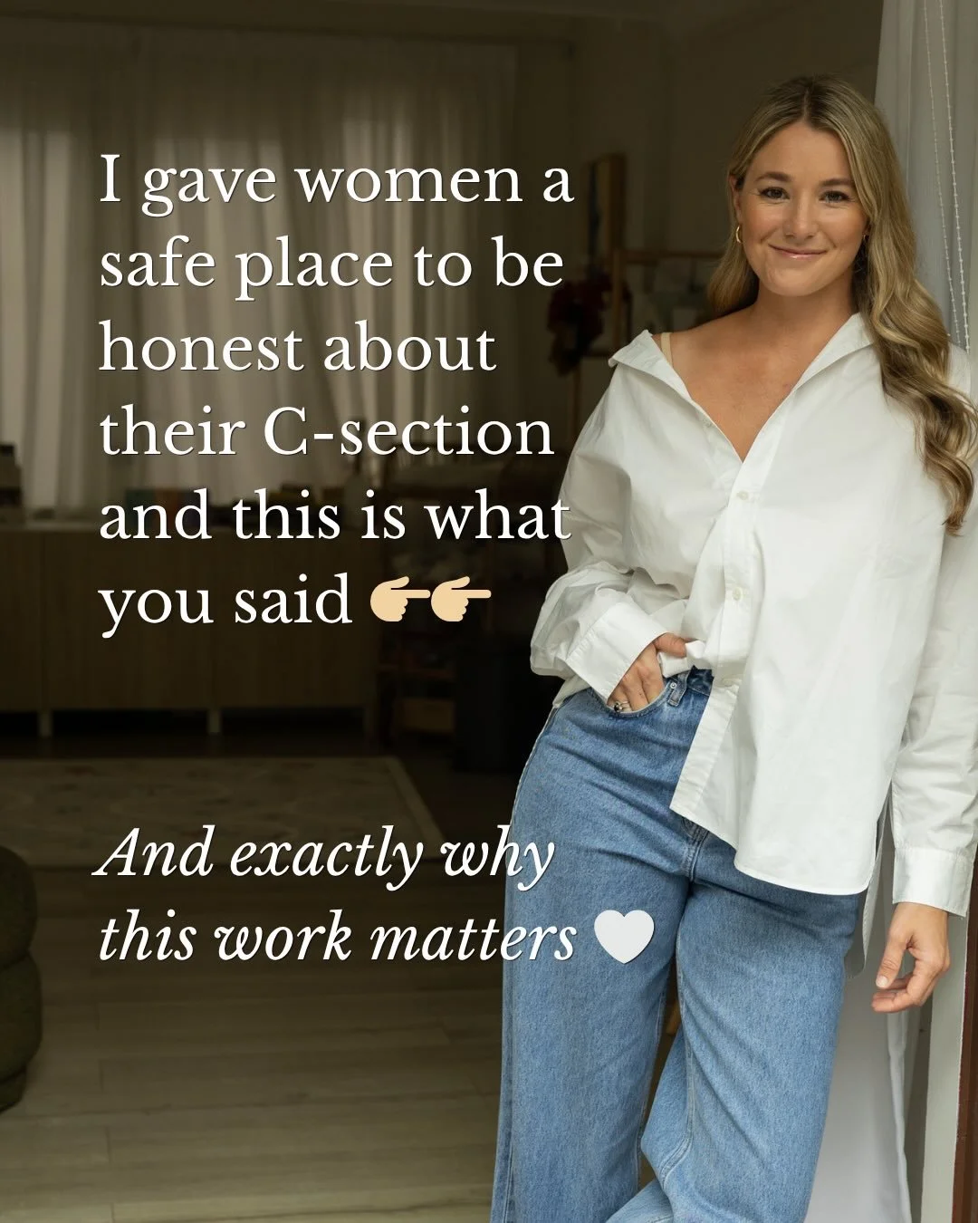 I gave women a safe place to be honest about their C-section and this is what you said ❣️

It&rsquo;s C-section Awareness Month&hellip;

And I hope this post creates just that&mdash; awareness! 

Thank you to all the women who contributed in these po