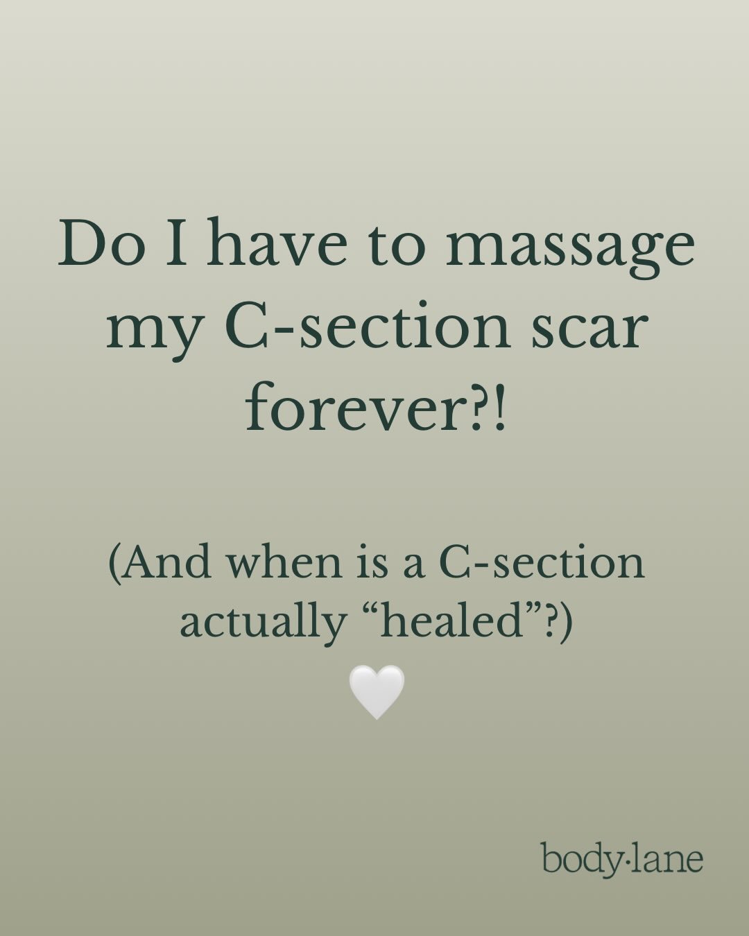 &ldquo;Do I have to massage my scar forever?!&rdquo; Is a question I get asked all the time. 

This is my response 💌