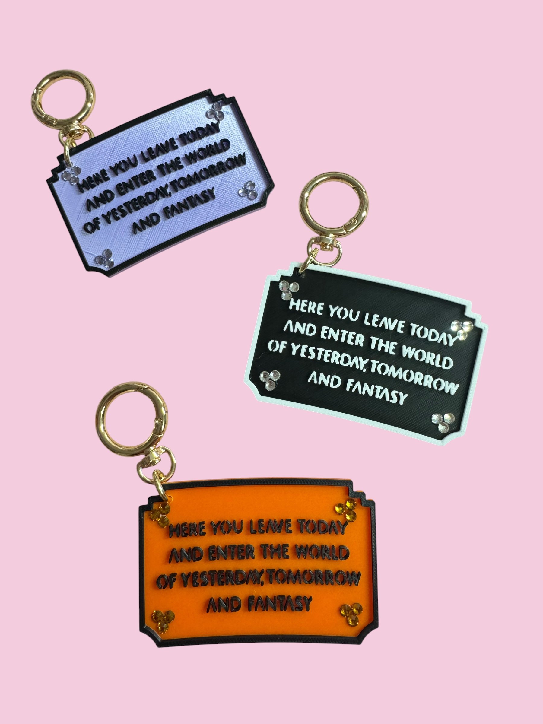 Halloween Entrance sign bag charm