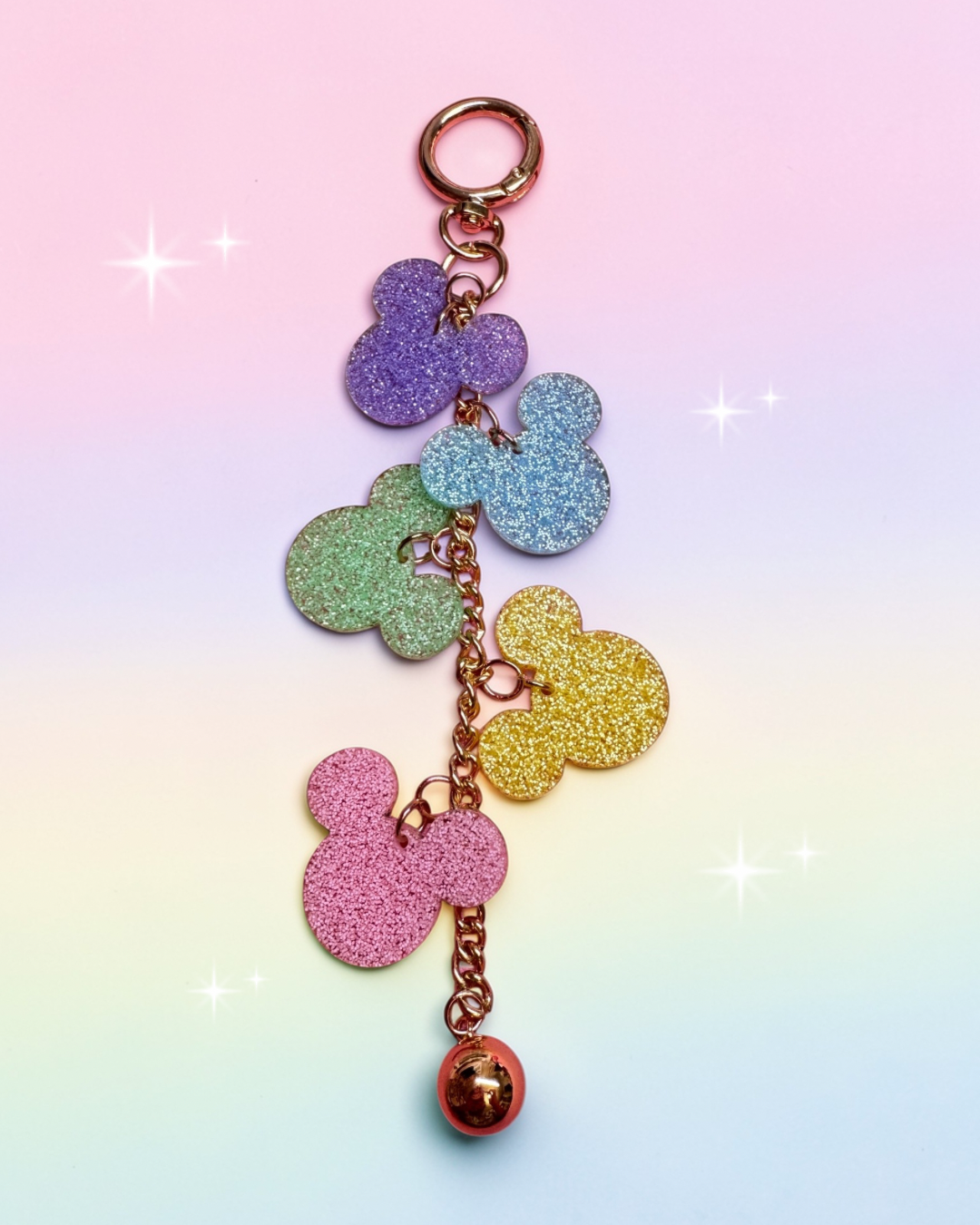 Pastel mouse bag chain