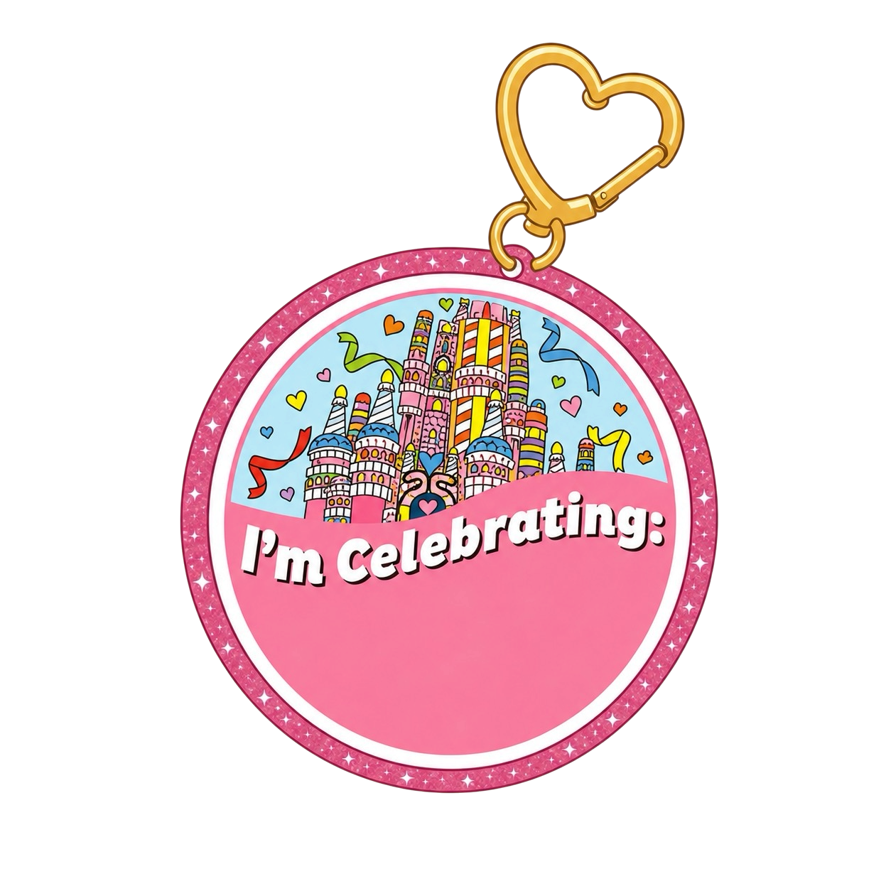 Customizable button charm