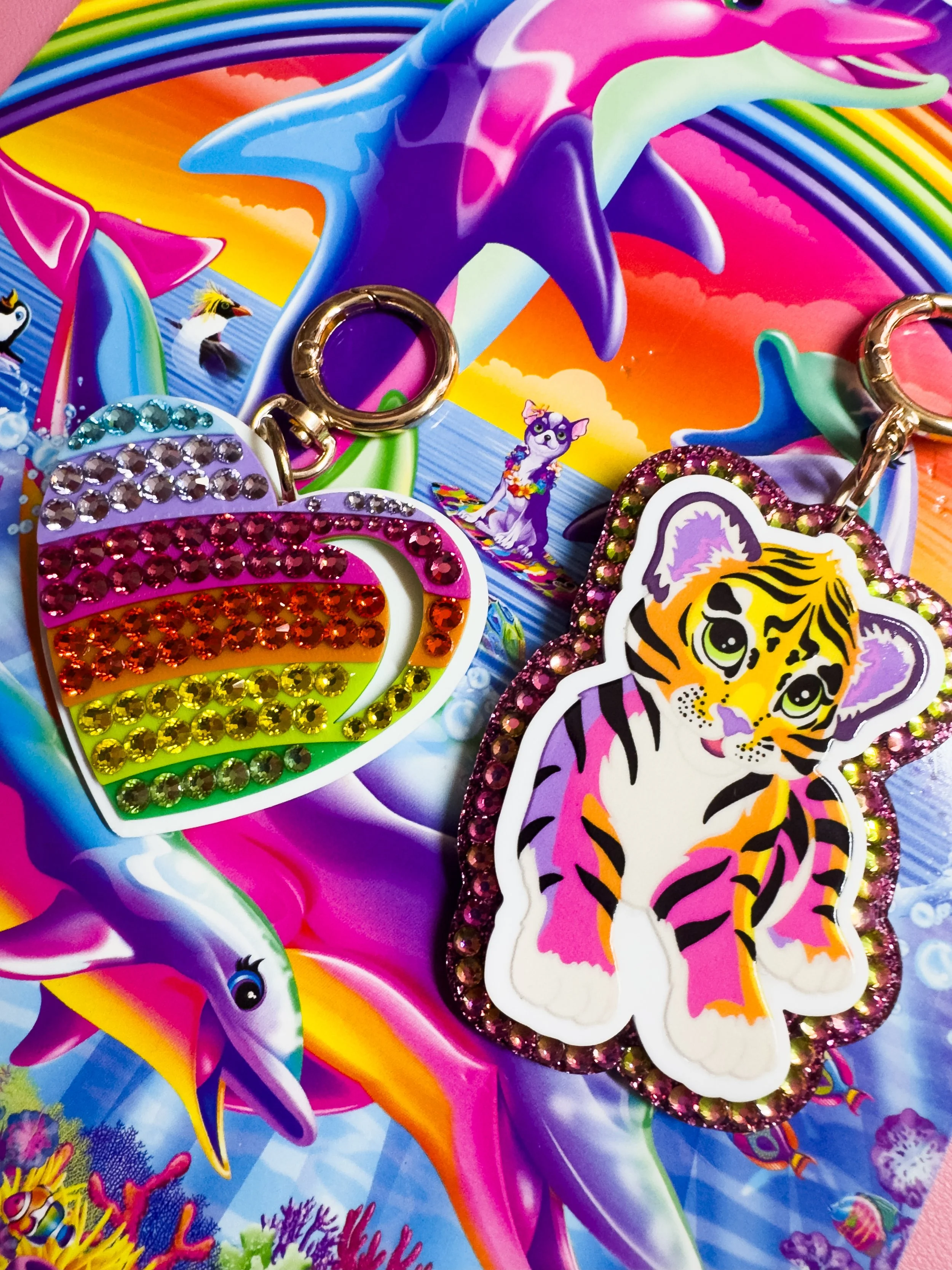 Rainbow dreams bag charms