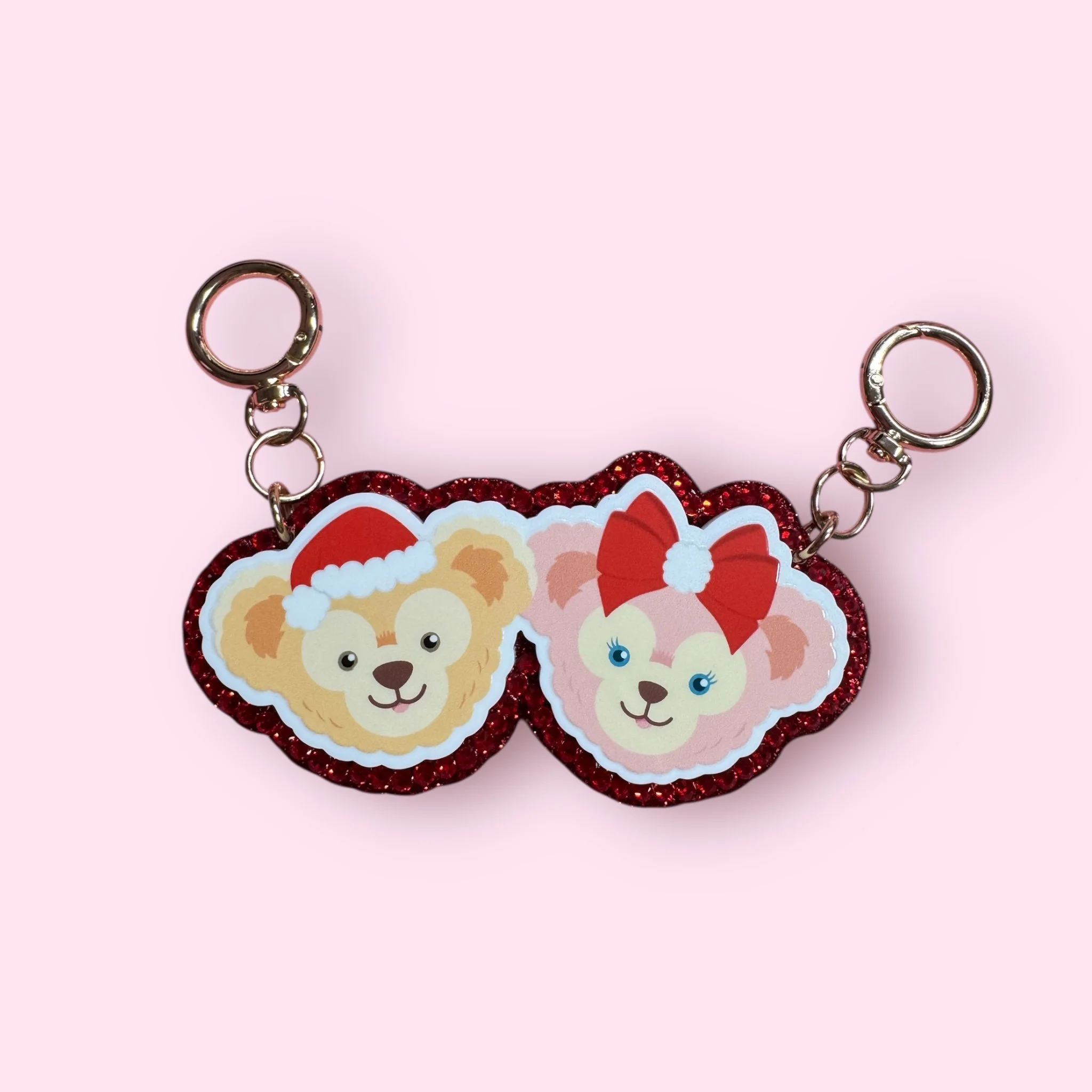 Beary Christmas pouchette bag charm
