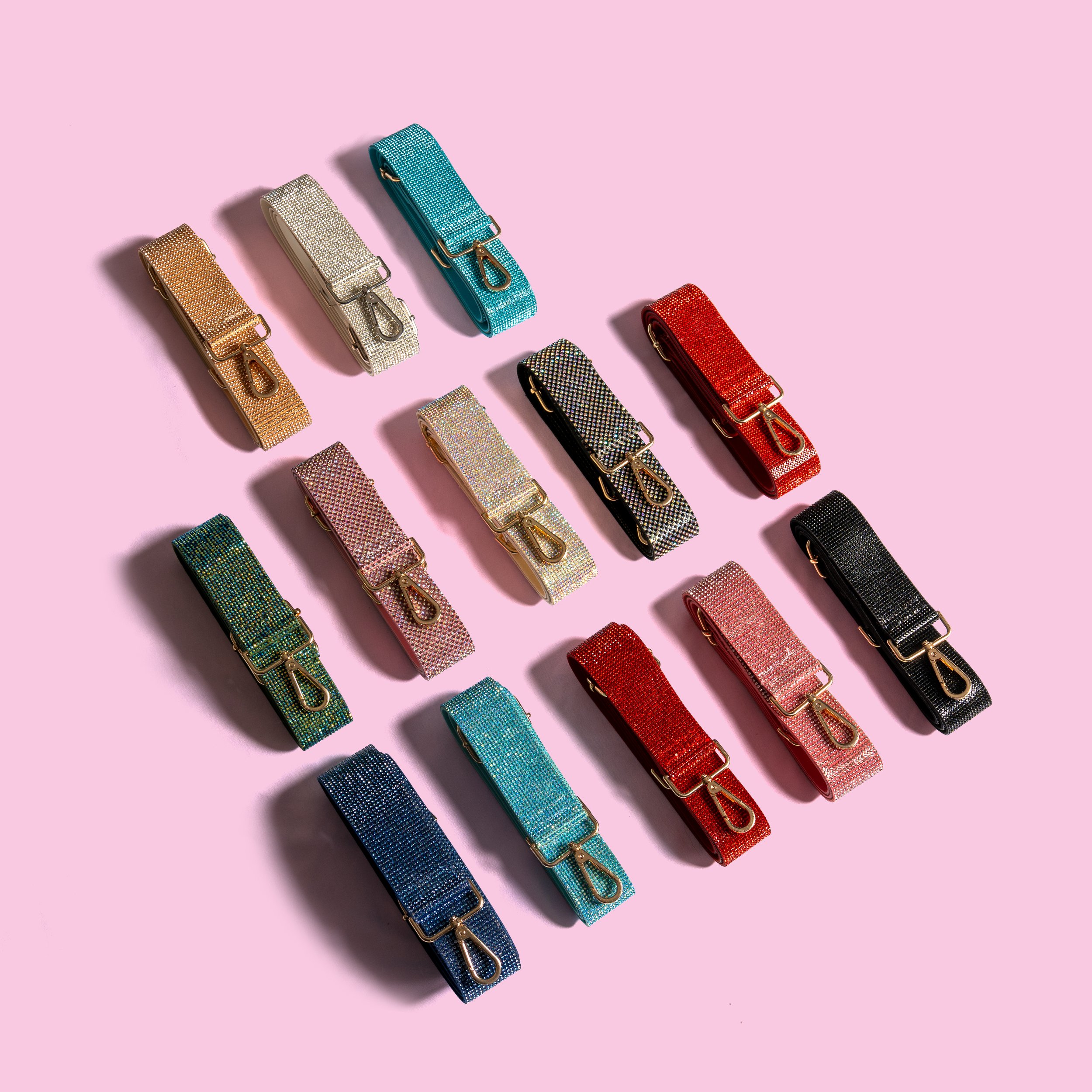 Sparkle bag straps