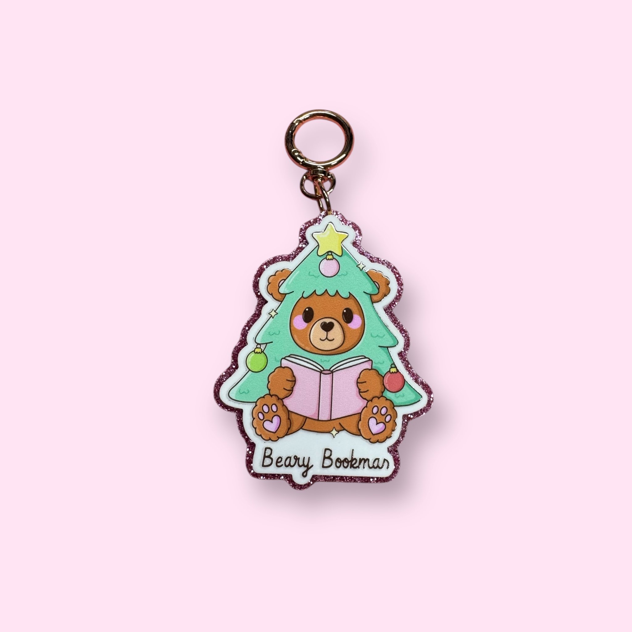 Beary Bookmas bag charm