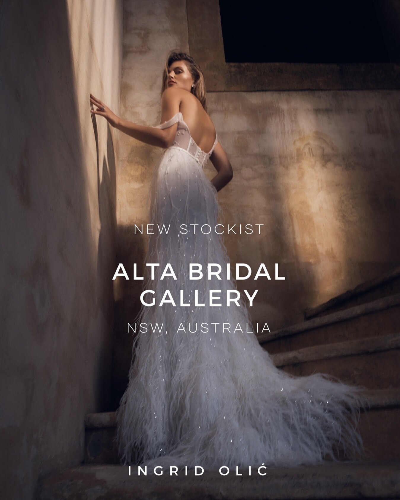 So thrilled to welcome @altabridalgallery to the family. A place where brides can experience luxury with heart &amp; soul. Offering in-house alterations under one roof, the team at Alta bridal gallery Sydney take the time to understand your vision an