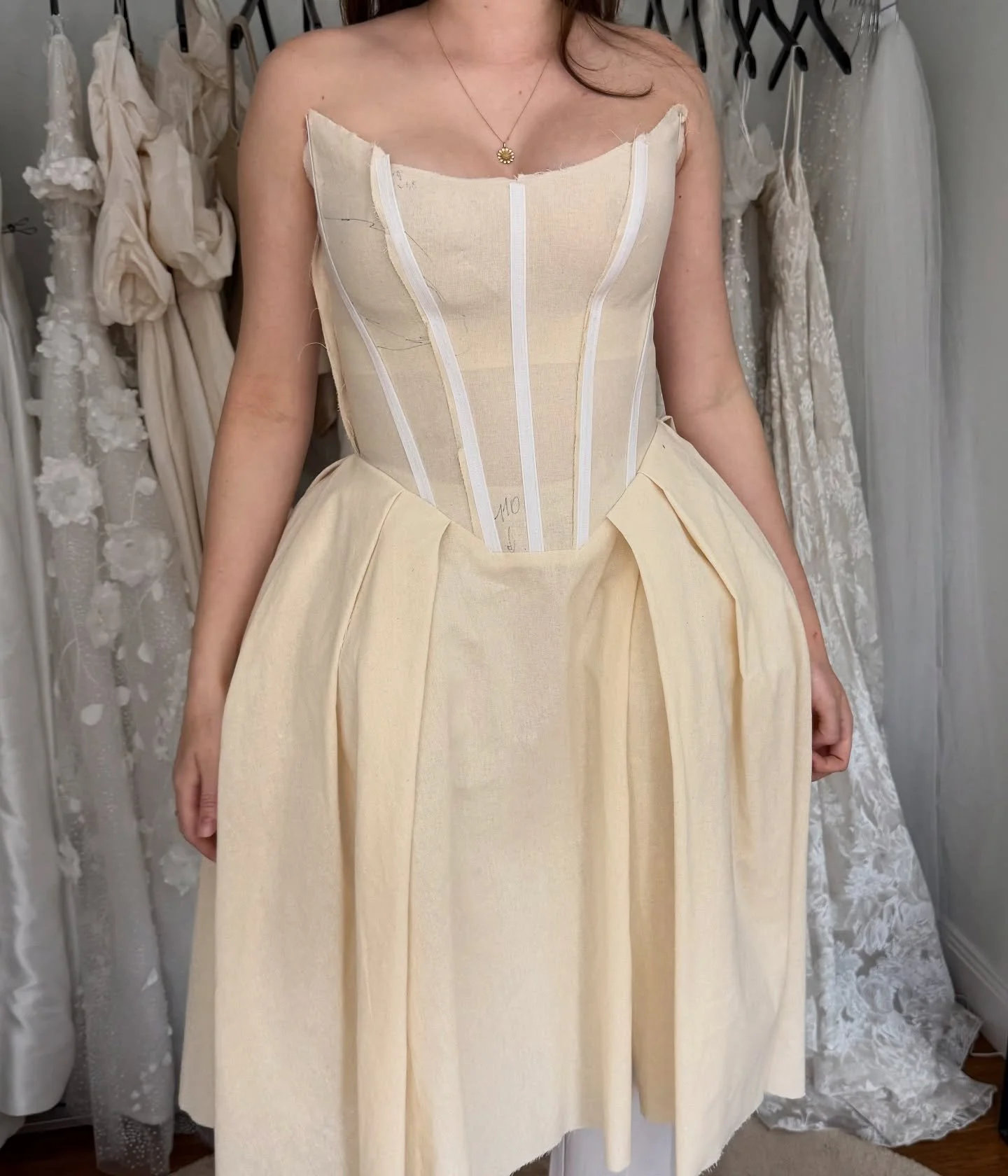 BEHIND THE GOWN: A glimpse into our couture process with Bride Nikki. 
From initial toile fitting to her final fitting and her magical wedding day. We’re so honoured to be part of our bride’s dress journey.
