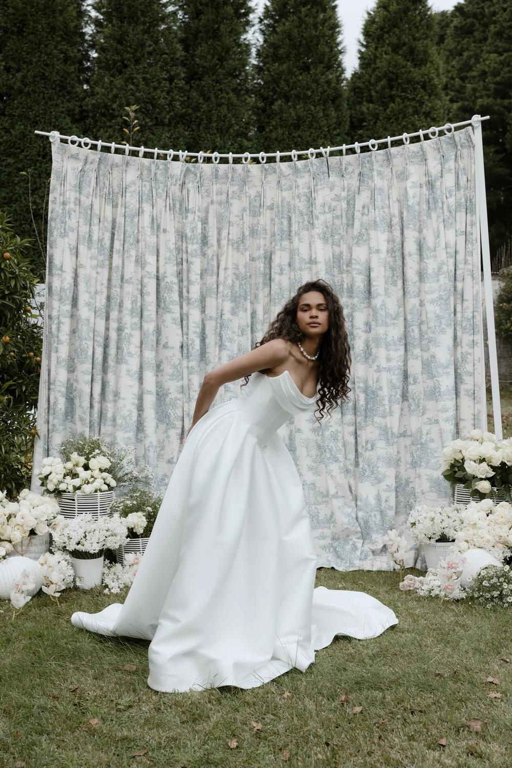 sparkly ivory wedding dress Sparkly Mermaid Wedding Dress with Lace and Spaghetti Straps – ML140 –  Viniodress main image 0