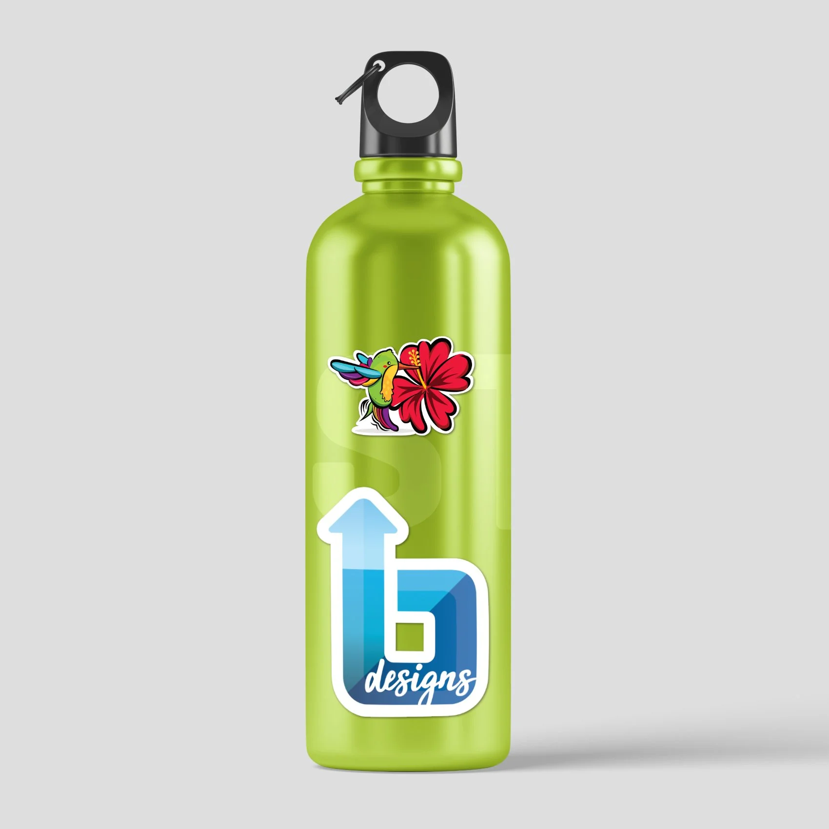 Hummingbird Sticker on Aluminum Bottle.jpg