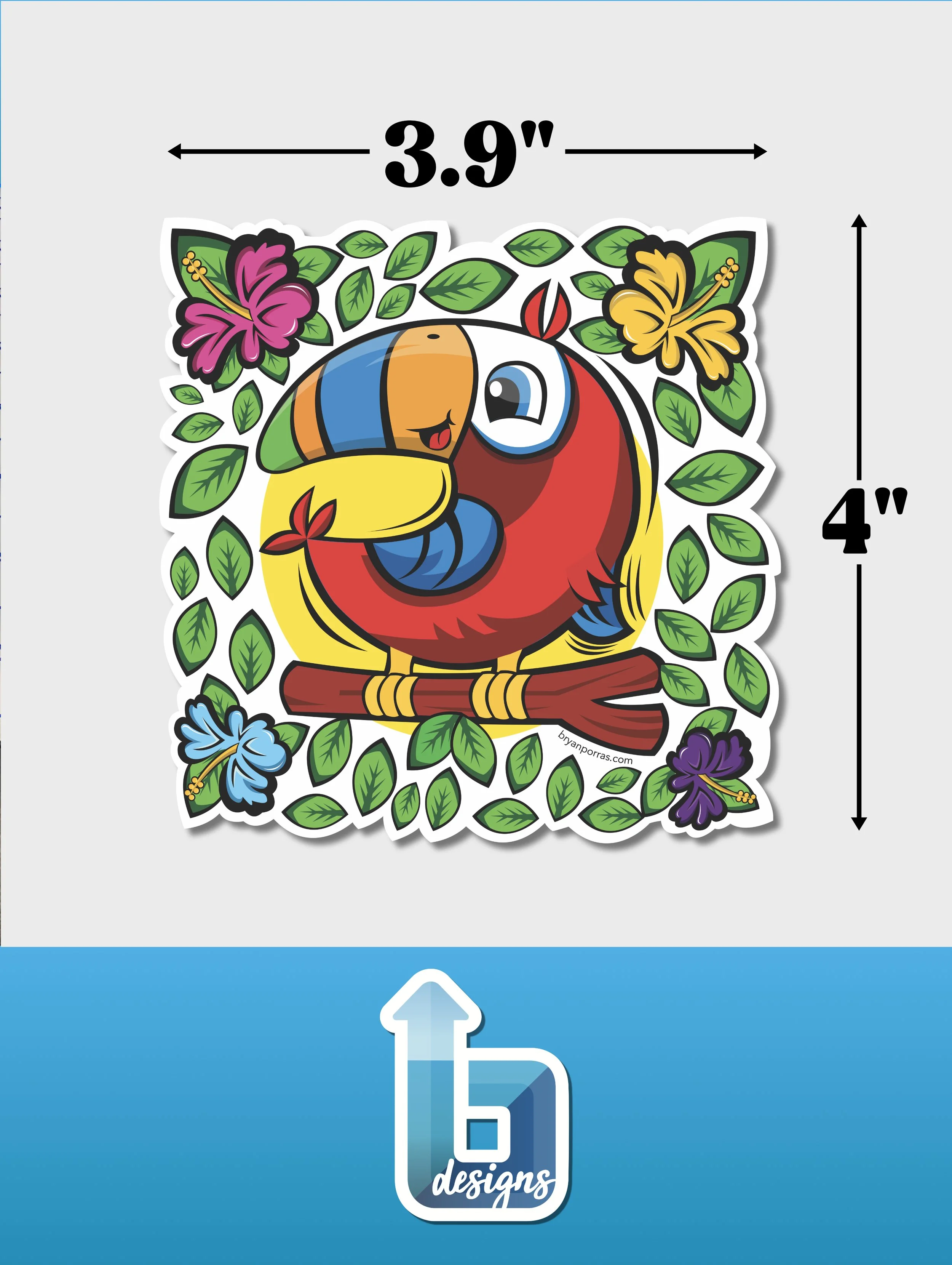 Sticker Measurements for Adorable Toucan in Jungle.jpg