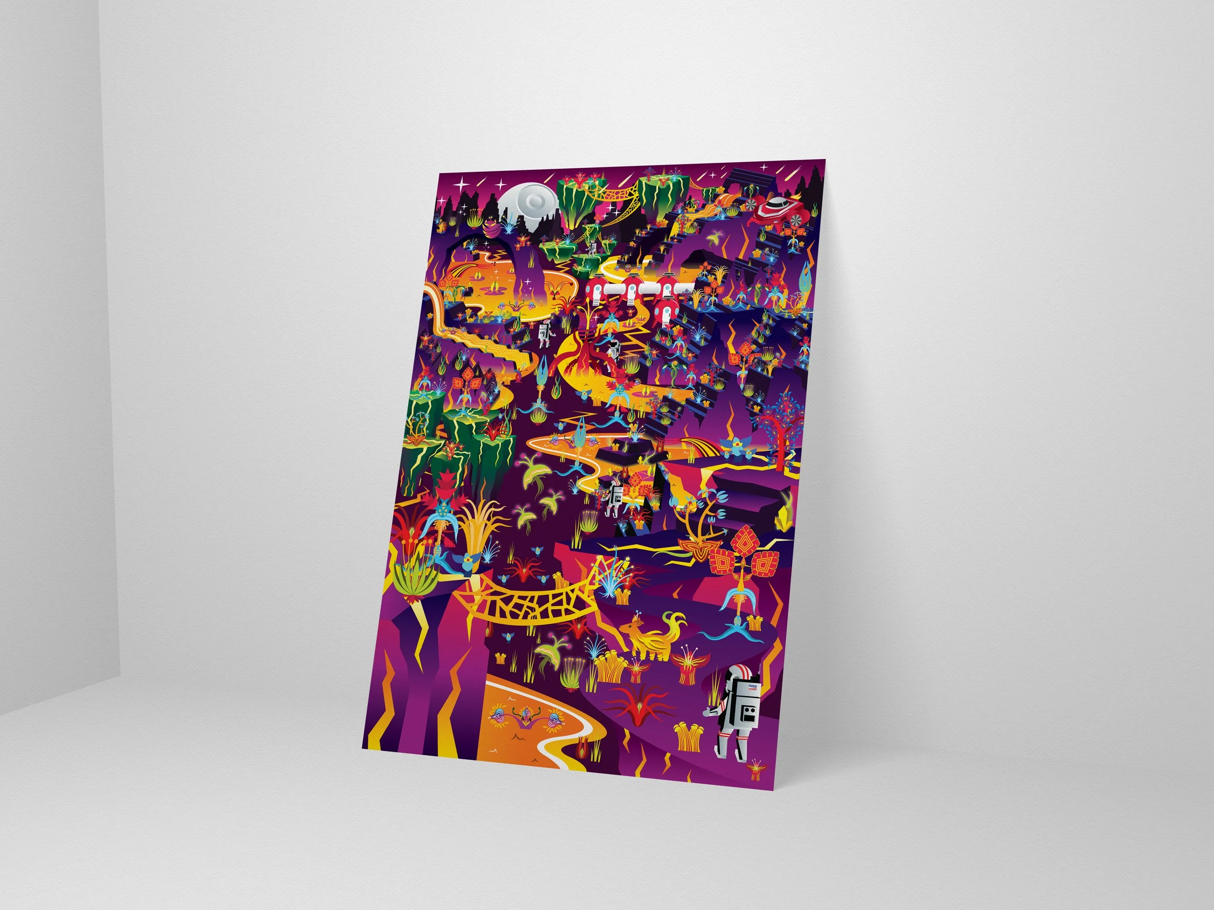 Space Scenery Poster (No Frame) *NOT AVAILABLE FOR SHIPPING YET; IN PERSON ONLY*