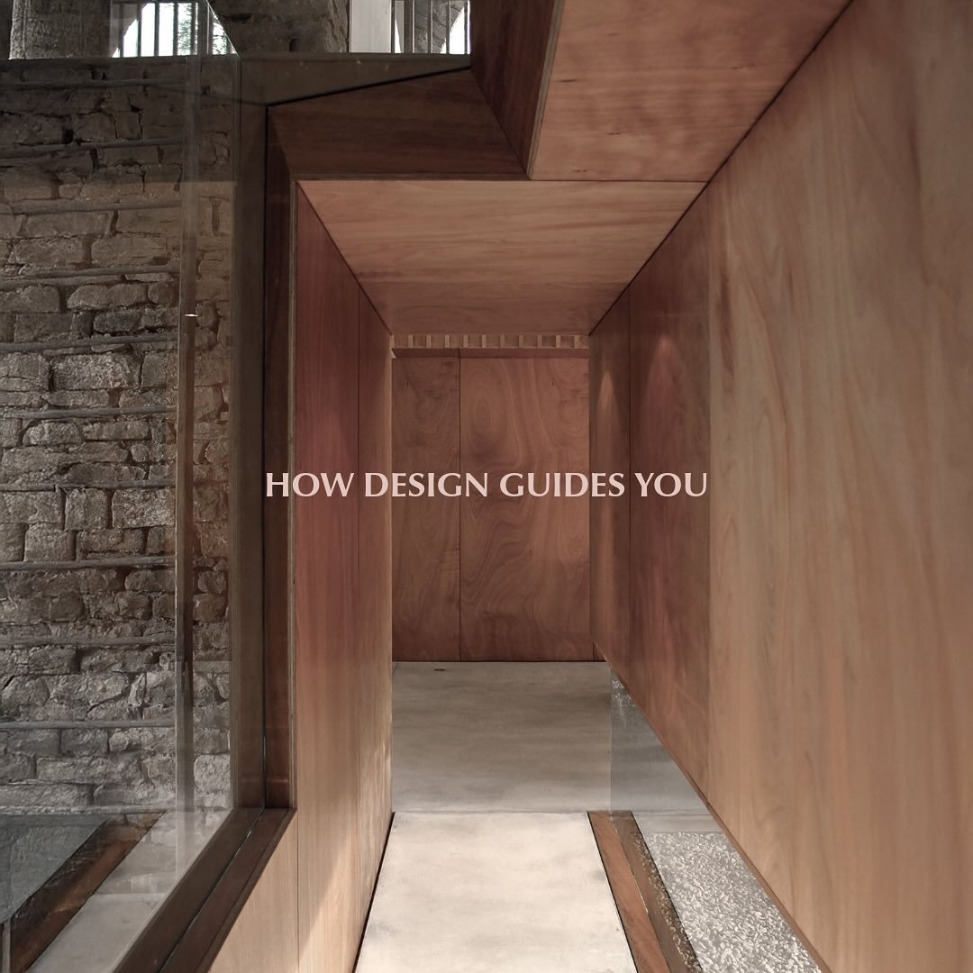 Design doesn&rsquo;t just exist around you &mdash; it leads you.
Through form, scale, and rhythm, space quietly teaches you where to move, pause, or rest.
It&rsquo;s how architecture becomes intuitive &mdash; felt before it&rsquo;s seen.