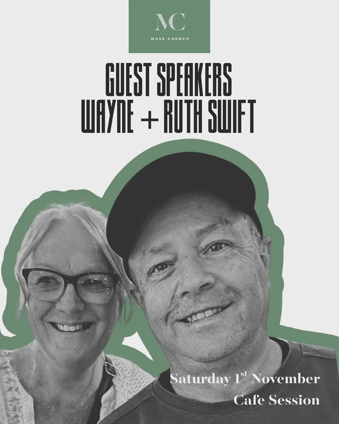 Something exciting&rsquo;s brewing next Saturday 1st November (and it&rsquo;s not just the coffee ☕️😉)
We&rsquo;re thrilled to welcome Wayne + Ruth Swift for a special Cafe Session &mdash; real talk, good laughs, deep insights, and probably a snack 
