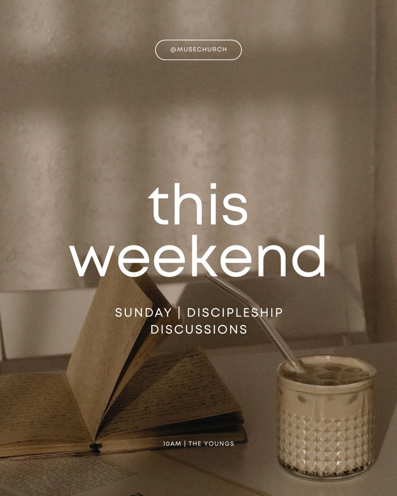 This Sunday Discipleship Discussions at the Young&rsquo;s ☕️🏡

Morning tea. Open Bibles.
Conversations that go deeper than the surface.

We&rsquo;re leaning into the red letters &mdash; when Jesus says love, what does He really mean?

Good coffee, r