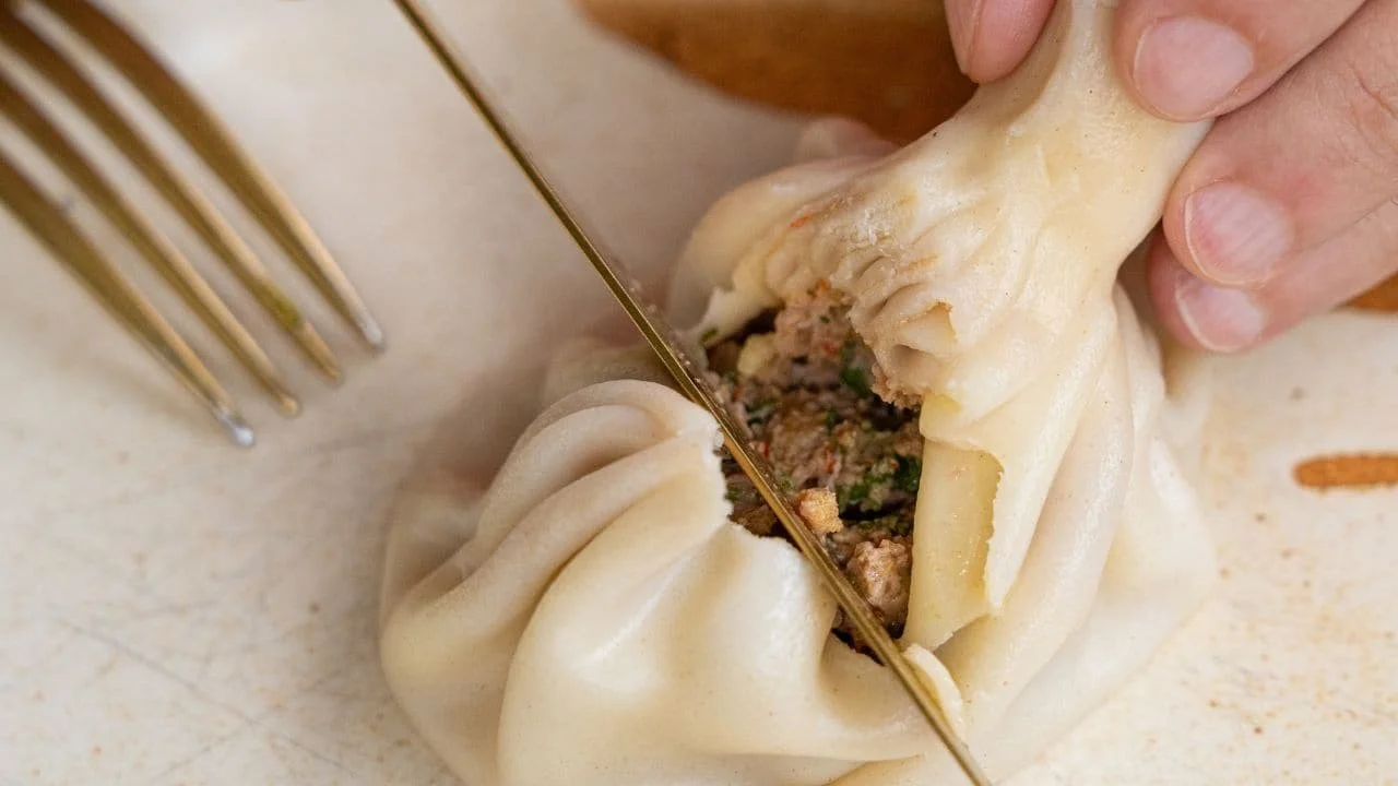 chinkali z mięsem