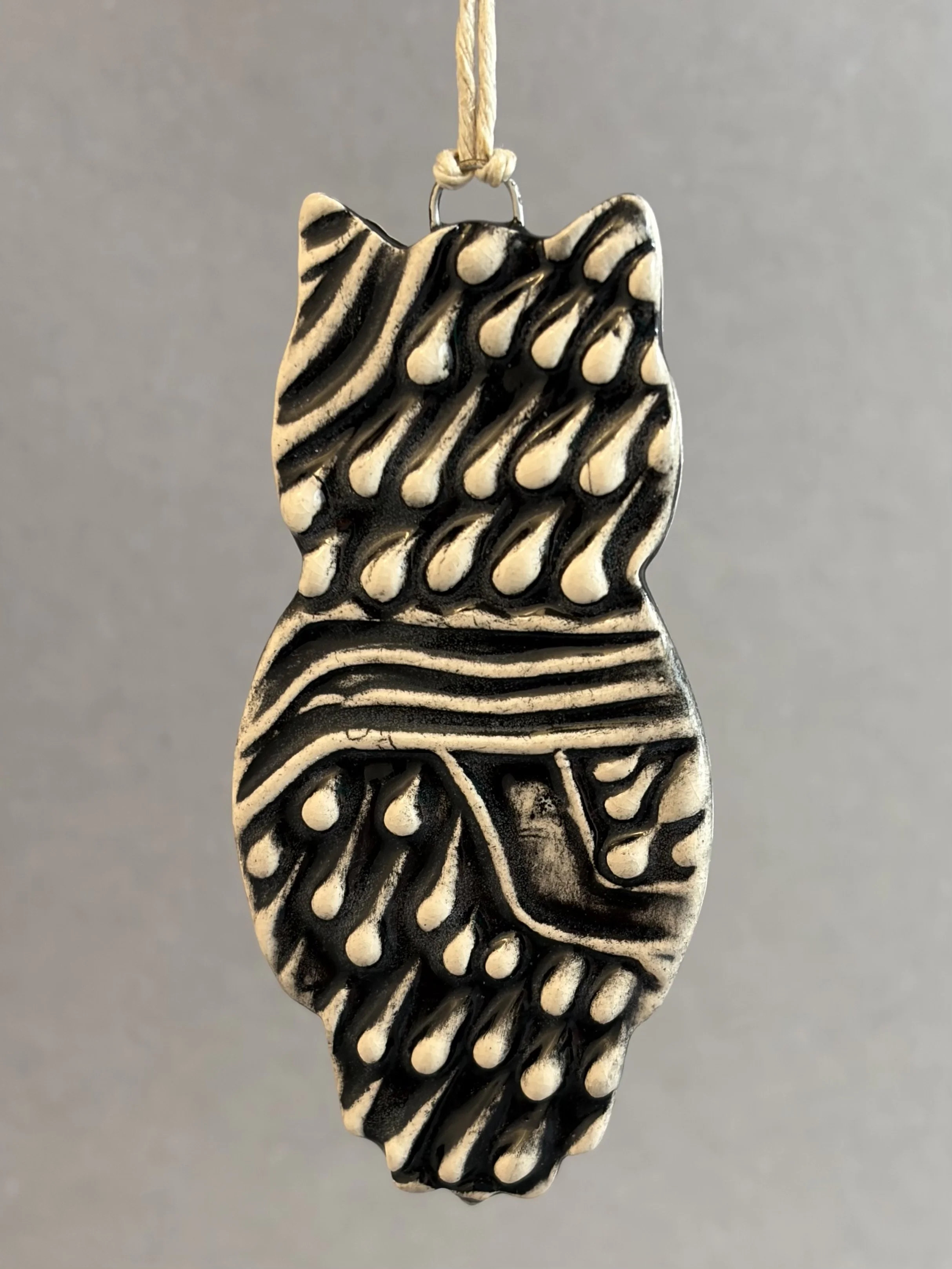 Ceramic Owl Ornaments