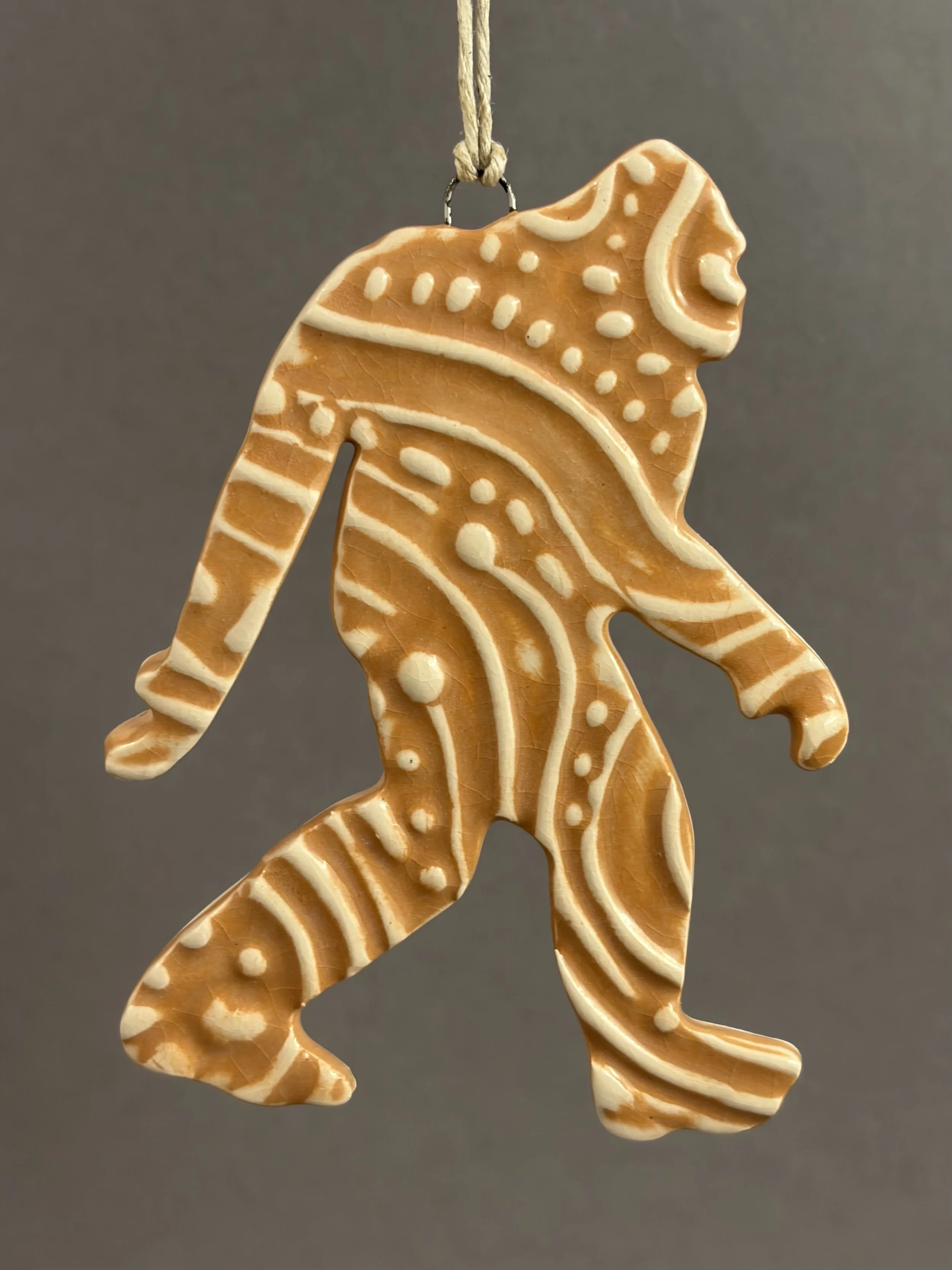 Sasquatch Ceramic Ornaments
