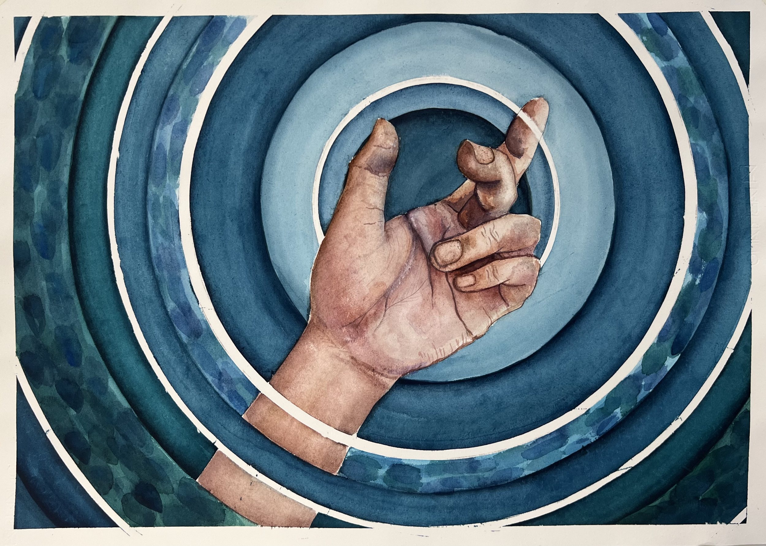 Watercolour on Paper 28 x 20 in.
2022