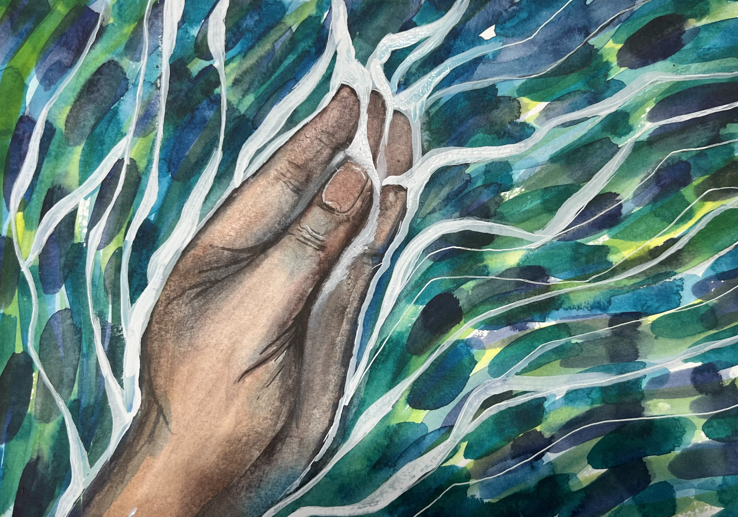 Watercolour on Paper 11.7 x 8.3 in. 2022