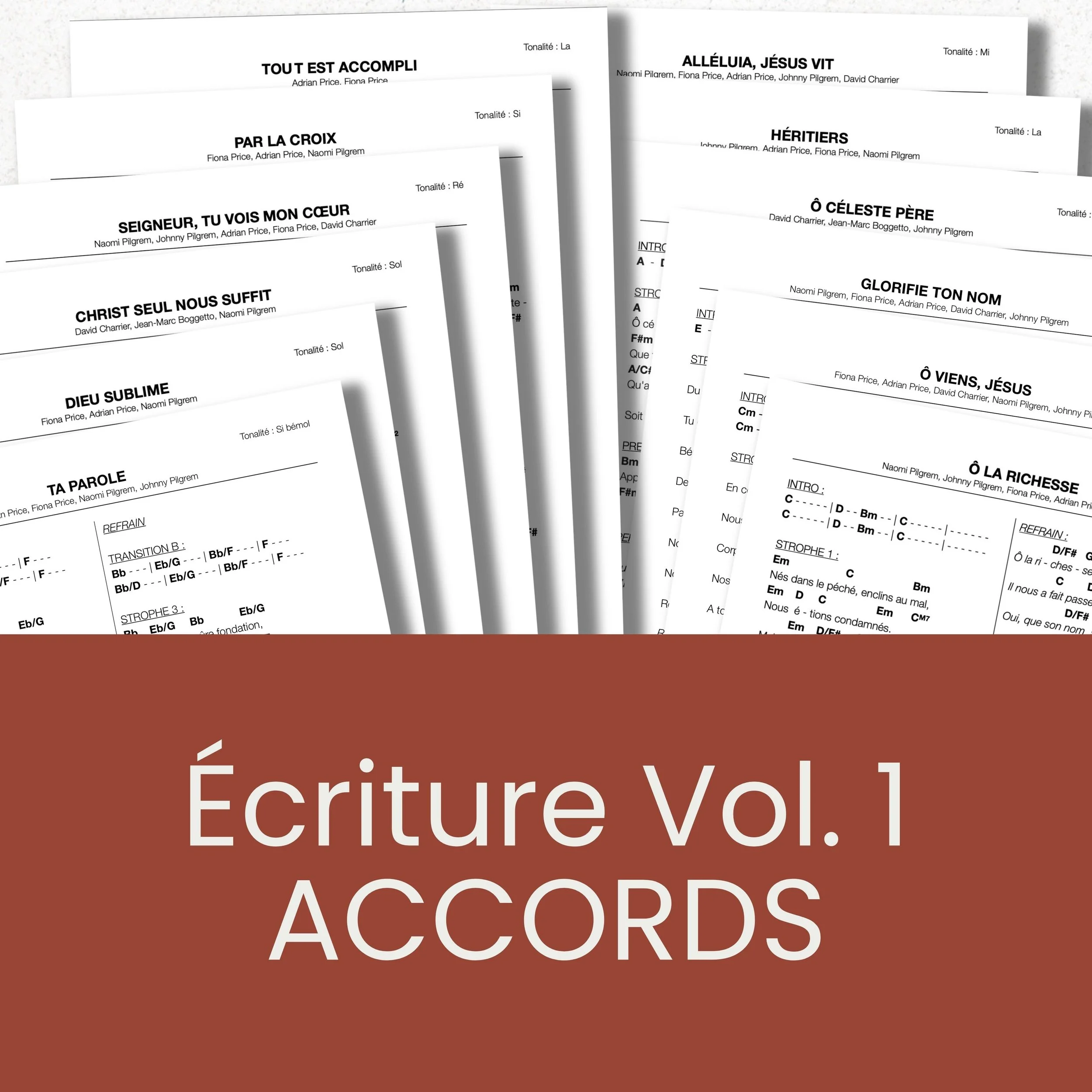 Album Écriture Vol. 1 : grilles d'accords
