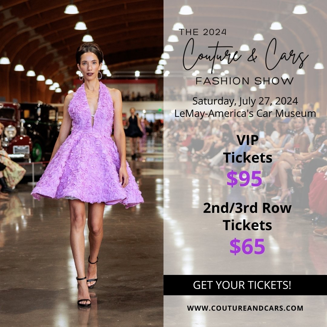 It's never too early to get your tickets to the 2024 Couture &amp; Cars Fashion Show. Don't miss the biggest fashion show of the summer!!!

To purchase tickets, please go to https://www.coutureandcars.com/ or go to the link in our bio!!!

#fashiondis