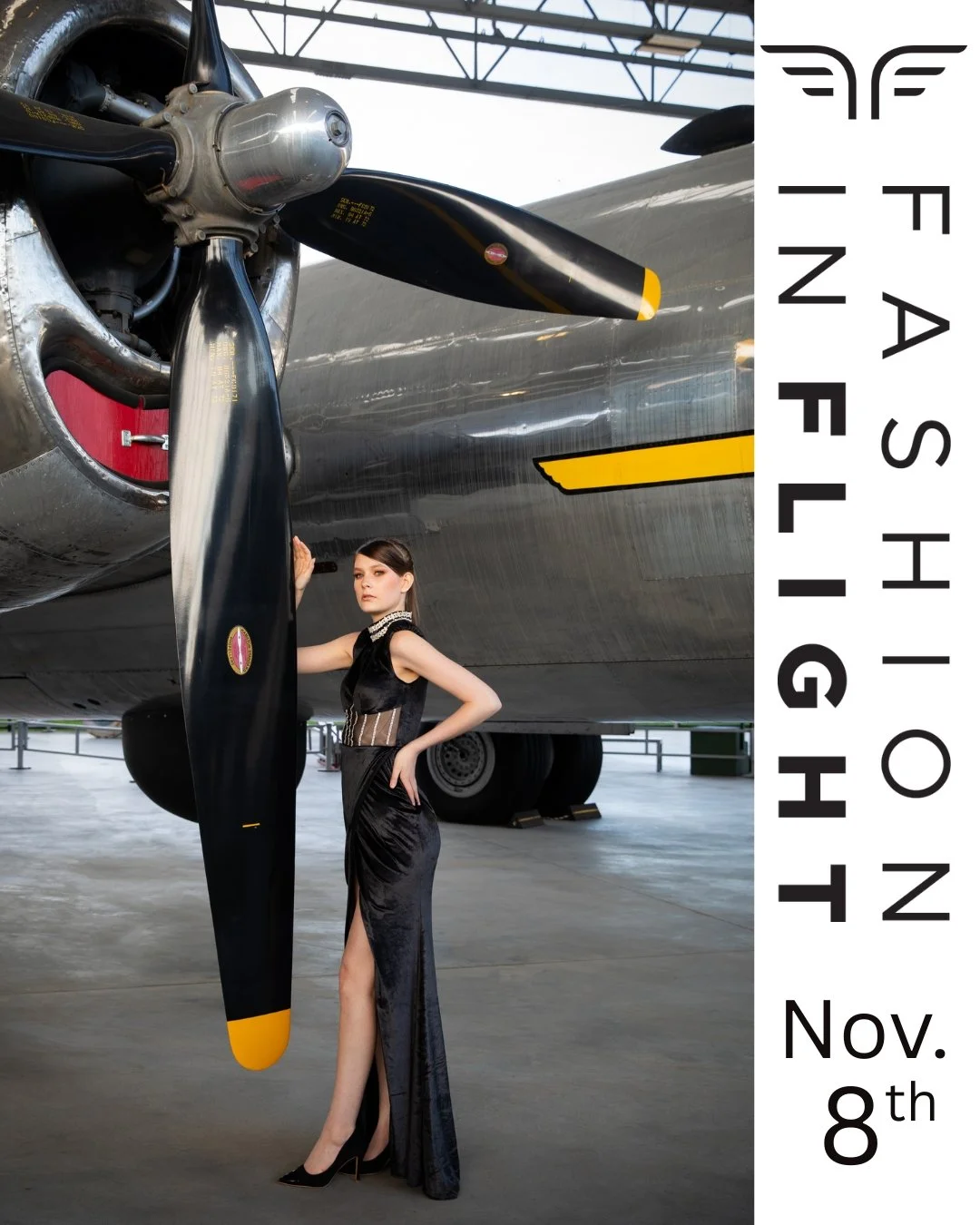 Secure your ticket today for Fashion in Flight on Sat, Nov. 8th. This will be an unforgettable runway experience that blends high fashion with sky-high excitement. Limited seats available&mdash;book your ticket now!

For more information or for ticke