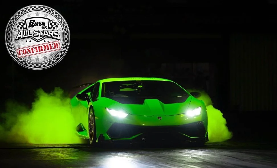 All Stars 1 &ndash; Round 8 Locks In the Grid

The final countdown is on. ⏳

With just 4 weeks to go the grid is complete, the final 5 step forward to close it out. And what a way to finish.

1. Buzz&rsquo;s 2000BHP Lamborghini Hurricane 
2. Sami&rsq