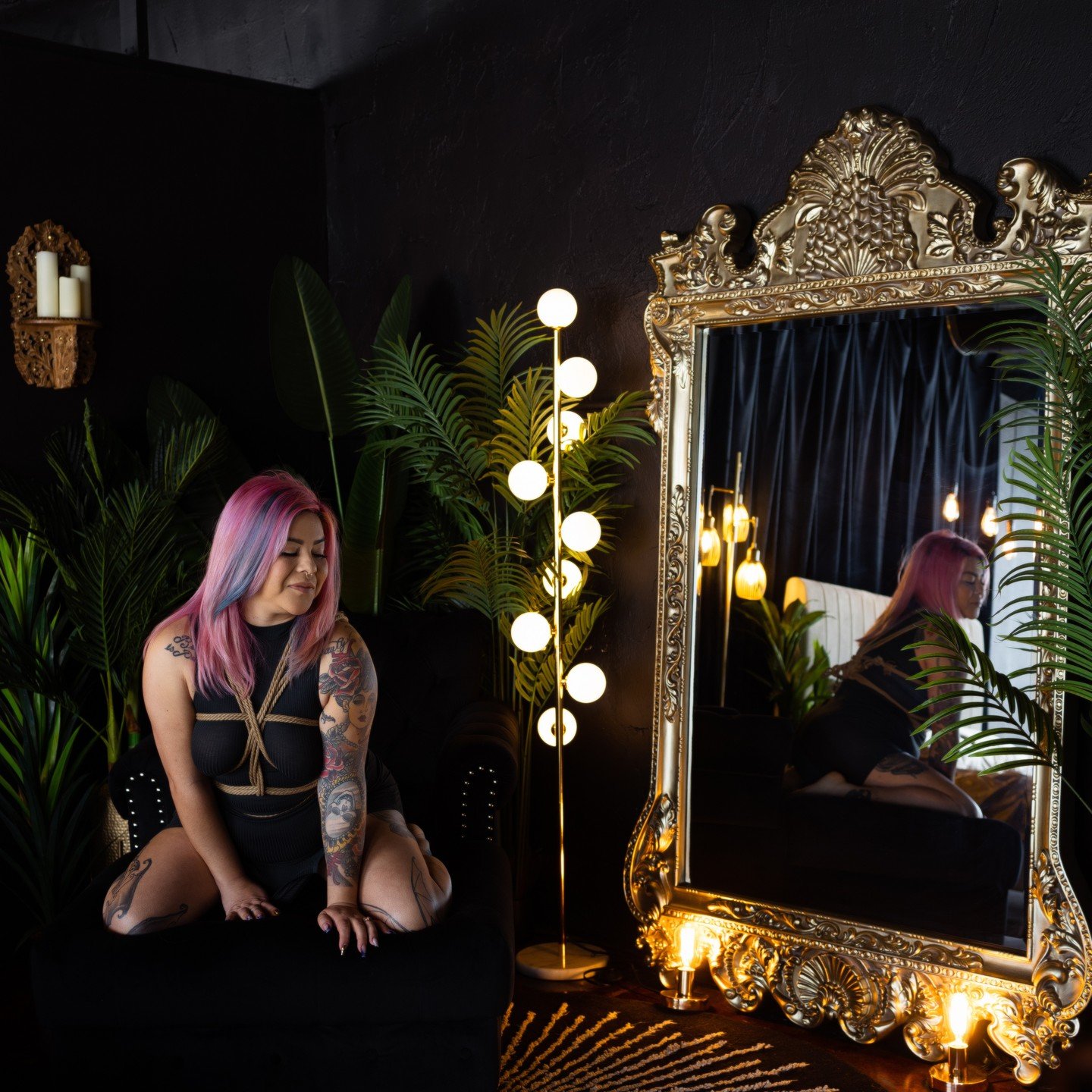 Who says boudoir is all about lingerie? Sometimes, it's about the allure of the unexpected. Embrace your unique style and sensuality in any form that speaks to you. Whether it's a little black dress or the intricate art of shibari, the essence of bou