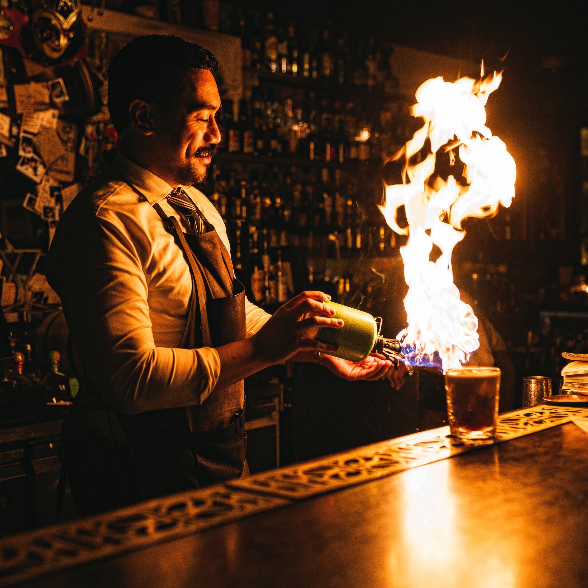 Michael 🔥💪

From 5pm-2am

For bookings, visit the link in the bio.

#thelobo #fuego #cocktails