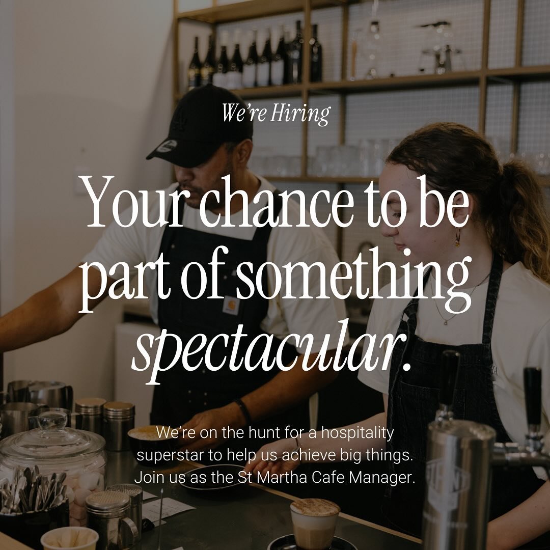 We&rsquo;re on the hunt for a hospitality superstar to help us achieve big things. Join us in a newly created role as Cafe Manager and make your mark on a newly developed site. 

Check out our stories for more information.