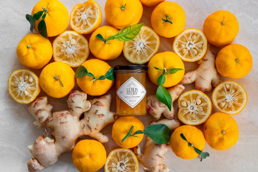 Pot de confiture Yuzu Gingembre.