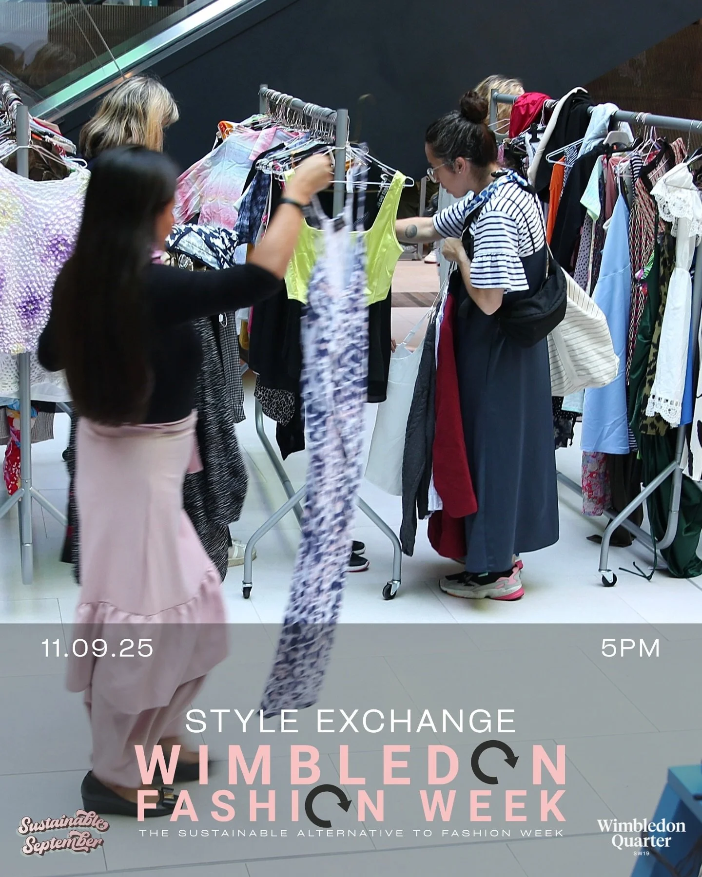 CLOTHES SWAP TONIGHT FROM 5!
Hey GIRLS! Have you got some great pieces in your wardrobe but you just don&rsquo;t wear them?
Then join us for our clothes swap tonight and grab some pieces that you&rsquo;ll love to wear!
Bring 5 take 5 or, swap out how