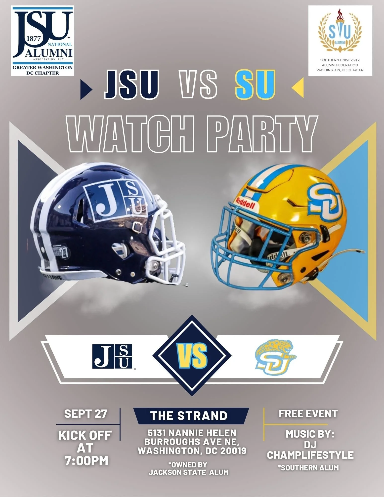SU vs Jackson State Football Watch Party