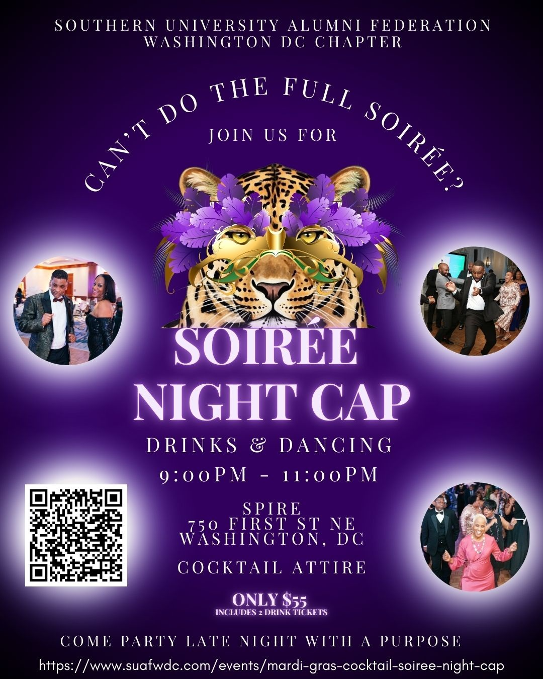 Mardi Gras Cocktail Soiree Night Cap