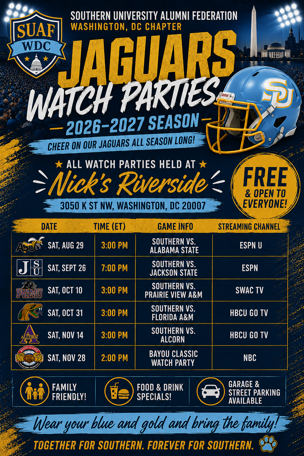 Bayou Classic Football Watch Party