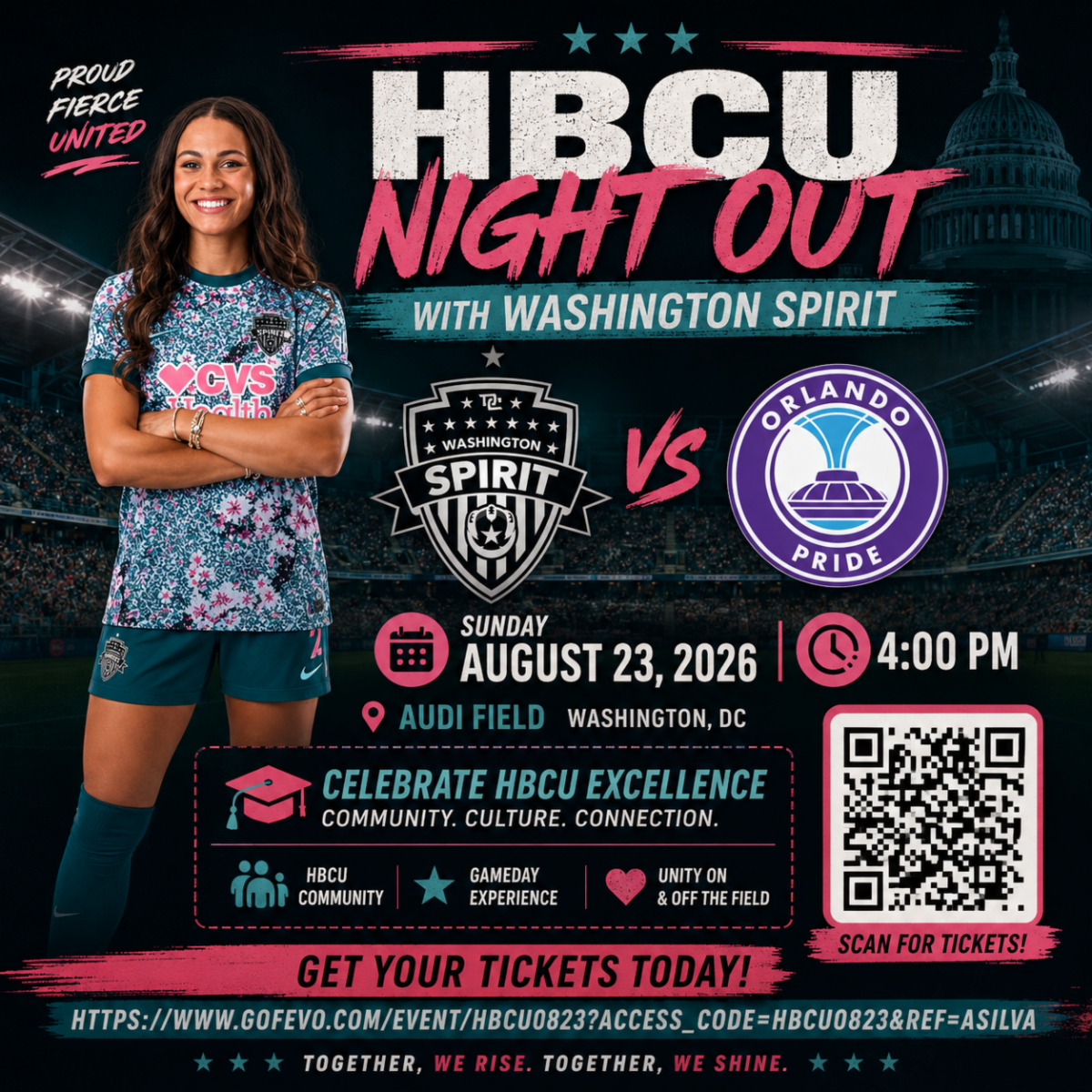 HBCU Night Out with Washington Spirit