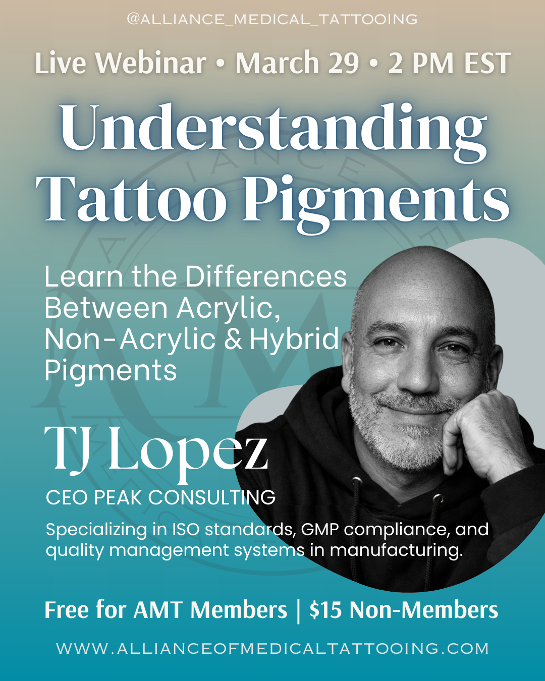 Upcoming AMT Webinar: Understanding Tattoo PigmentsMarch 29, 2026 | 2:00 PM EST