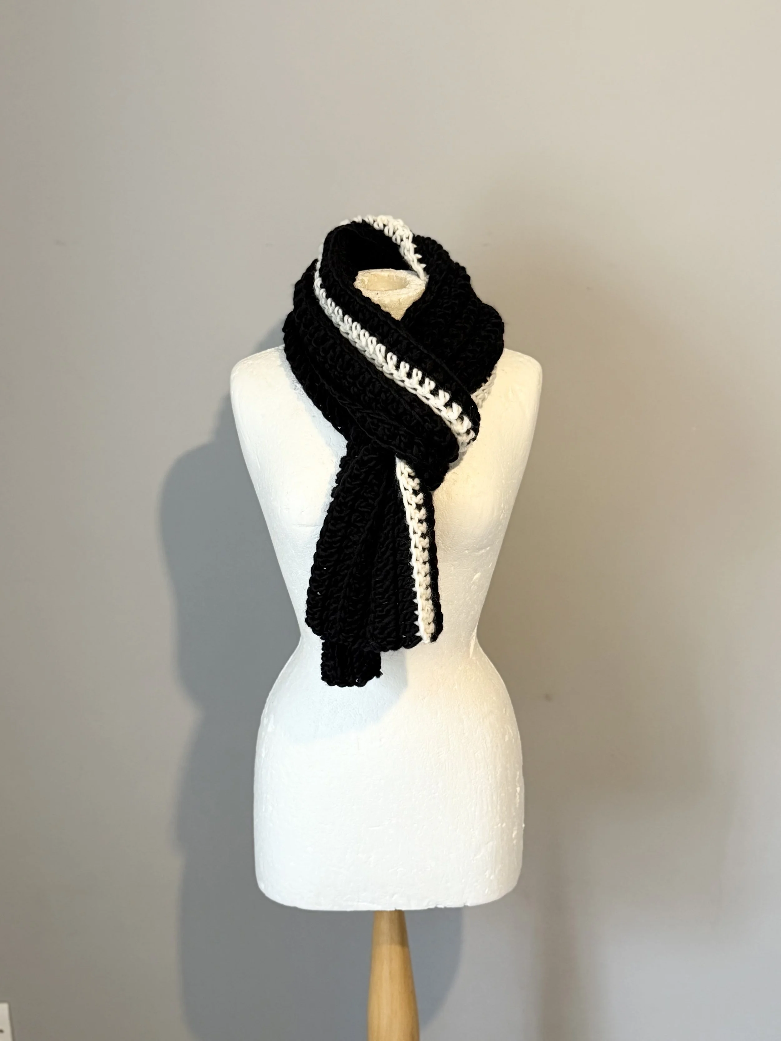 Shadowplay Monochrome Scarf