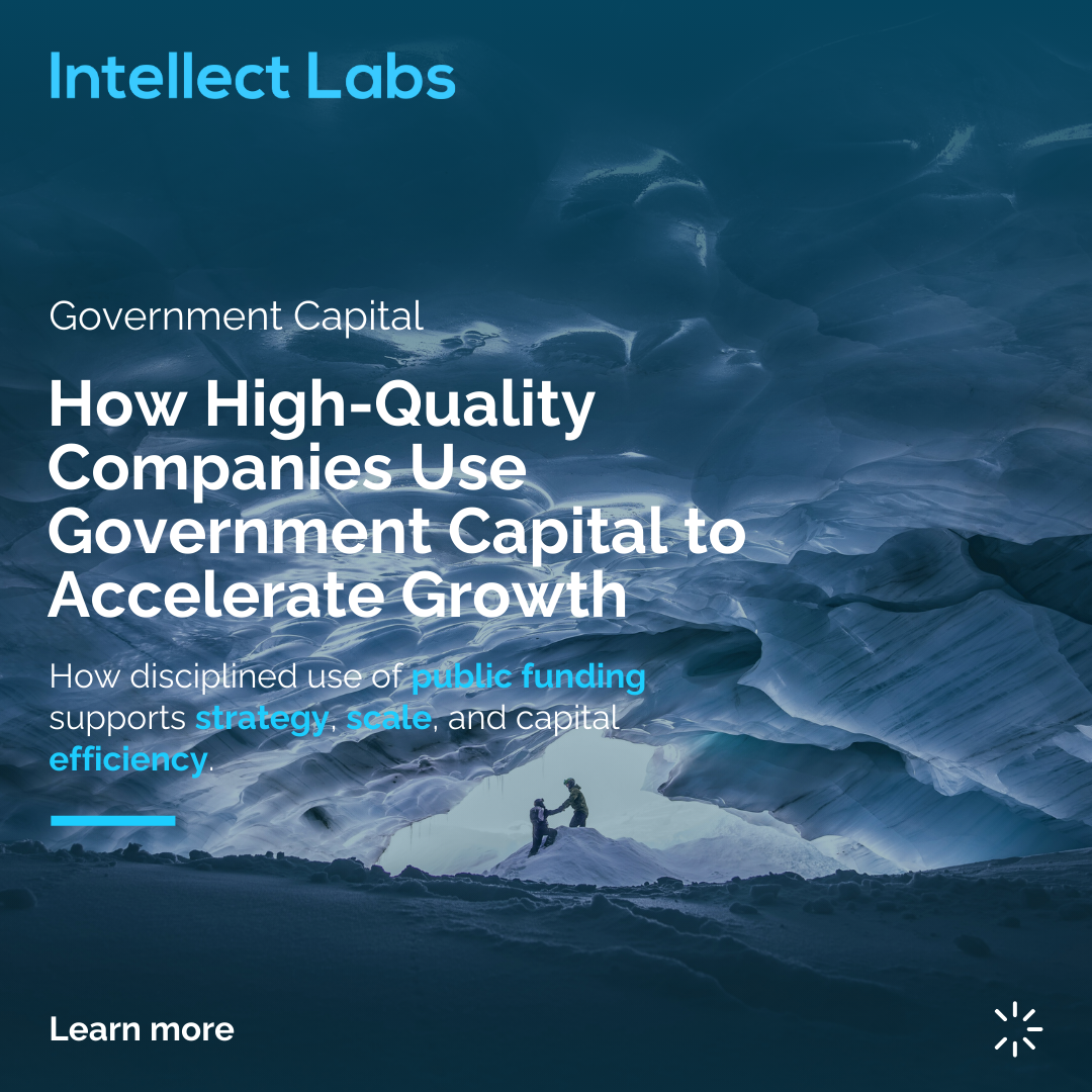 How high-quality companies use government capital to accelerate growth