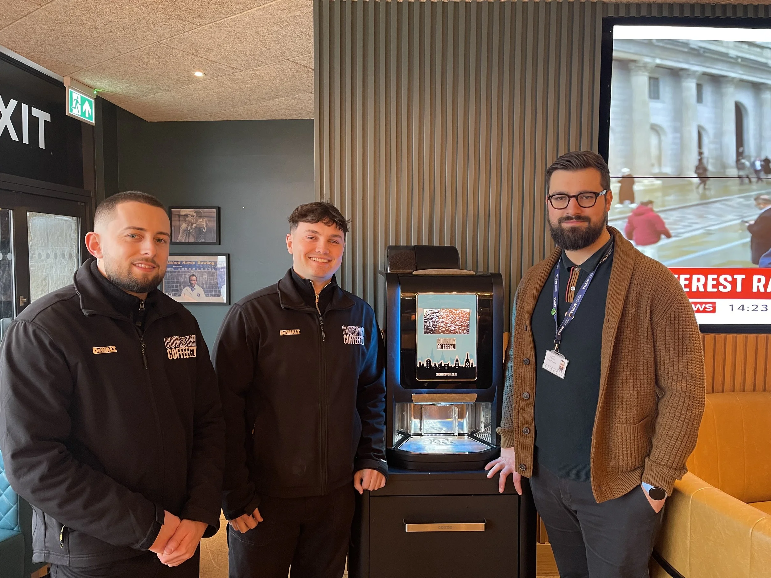 Coventry Building Society Arena Expands Partnership with local  business, Coventry Coffee Company.