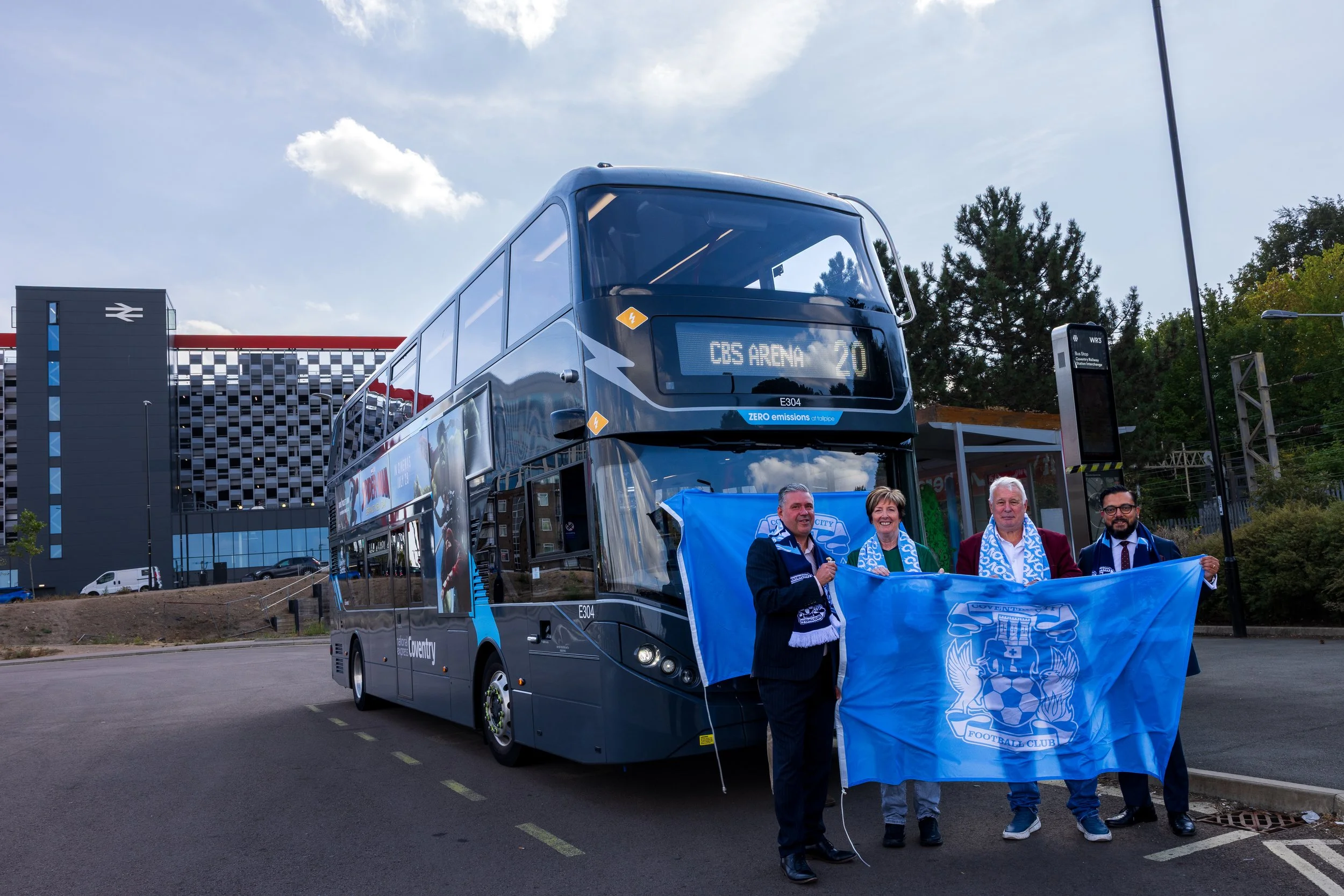 New Number 20 Route Connects Coventry Railway Station with Coventry Building Society Arena