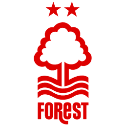 Graphic logo for Nottingham Forest Football Club featuring a red tree.